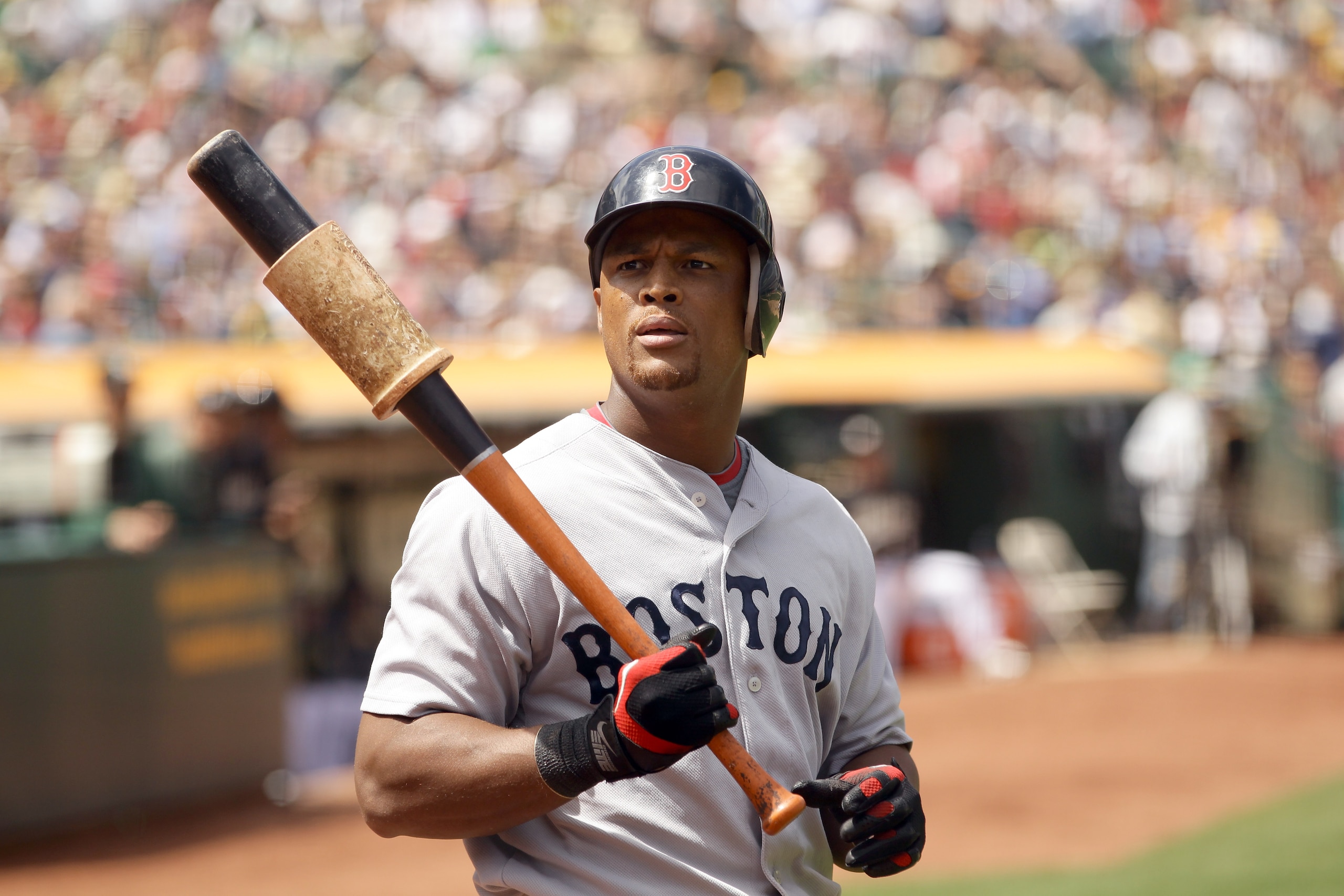 OAKLAND, CA - JULY 21:  Adrian Beltre #29 of the Boston Red Sox in action during their game against the Oakland Athletics at the Oakland-Alameda County Coliseum on July 21, 2010 in Oakland, California.  (Photo by Ezra Shaw/Getty Images)