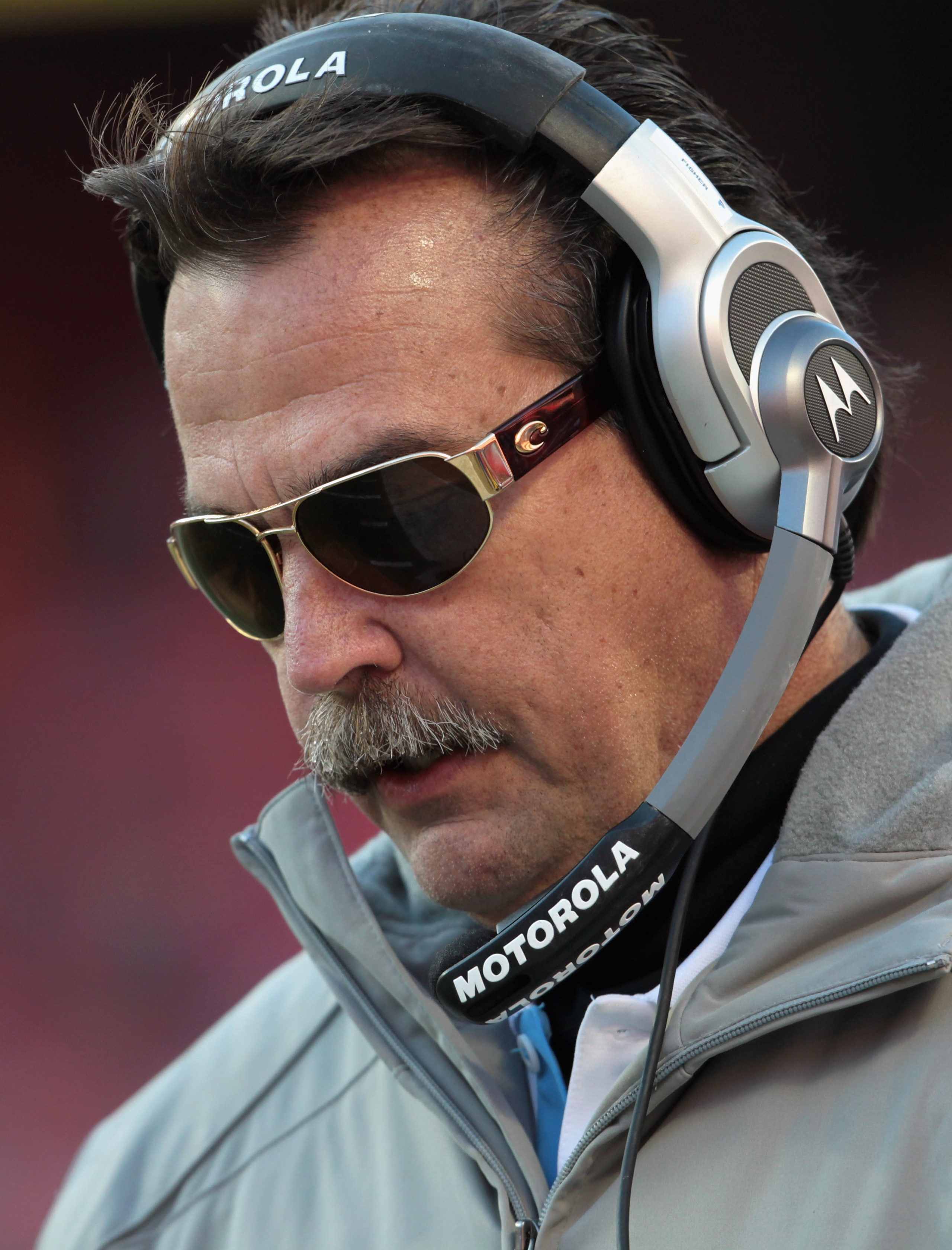 KANSAS CITY, MO - DECEMBER 26:  Head coach Jeff Fisher of the Tennessee Titans looks on from the sidelines during the game against the Kansas City Chiefs on December 26, 2010 at Arrowhead Stadium in Kansas City, Missouri.  (Photo by Jamie Squire/Getty Ima
