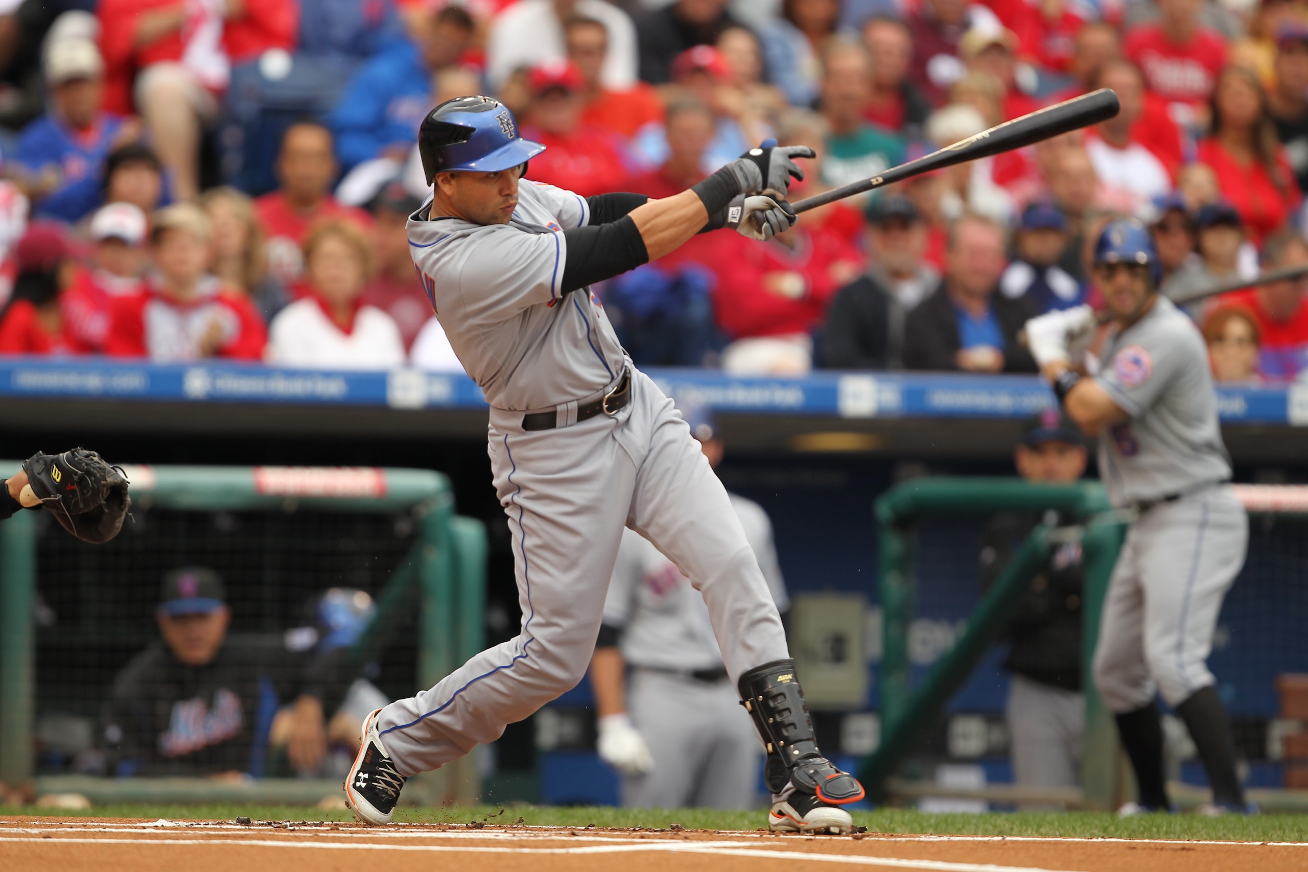 PHILADELPHIA - SEPTEMBER 26: Center fielder Carlos Beltran #15 of the New York Mets bats during a game against the Philadelphia Phillies at Citizens Bank Park on September 26, 2010 in Philadelphia, Pennsylvania. The Mets won 7-3. (Photo by Hunter Martin/G PHILADELPHIA - SEPTEMBER 26: Center fielder Carlos Beltran #15 of the New York Mets bats during a game against the Philadelphia Phillies at Citizens Bank Park on September 26, 2010 in Philadelphia, Pennsylvania. The Mets won 7-3. (Photo by Hunter Martin/G