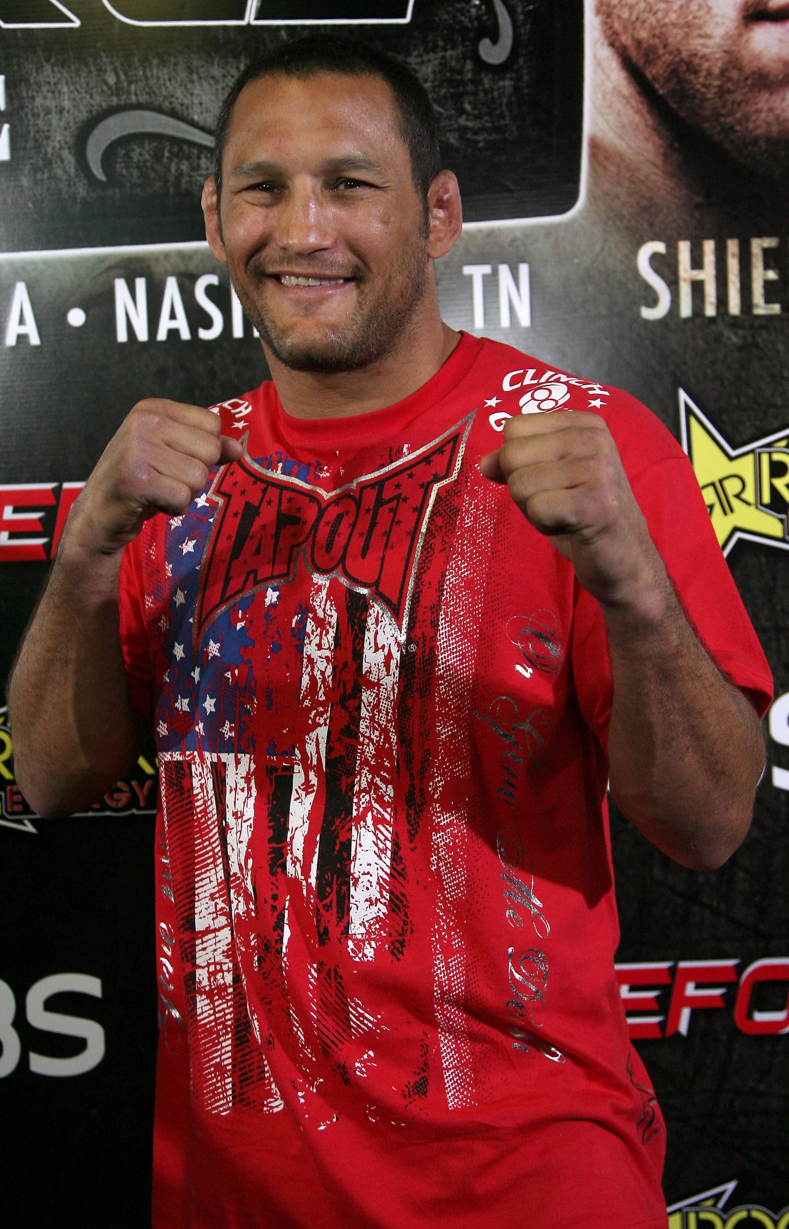 HOLLYWOOD - MARCH 17:  Legendary MMA Superstar and two time Olympic Wrestler Dan Henderson attends the CBS' Strikeforce MMA Fighters Open Media Workout on March 17, 2010 in Hollywood, California.  (Photo by Valerie Macon/Getty Images)
