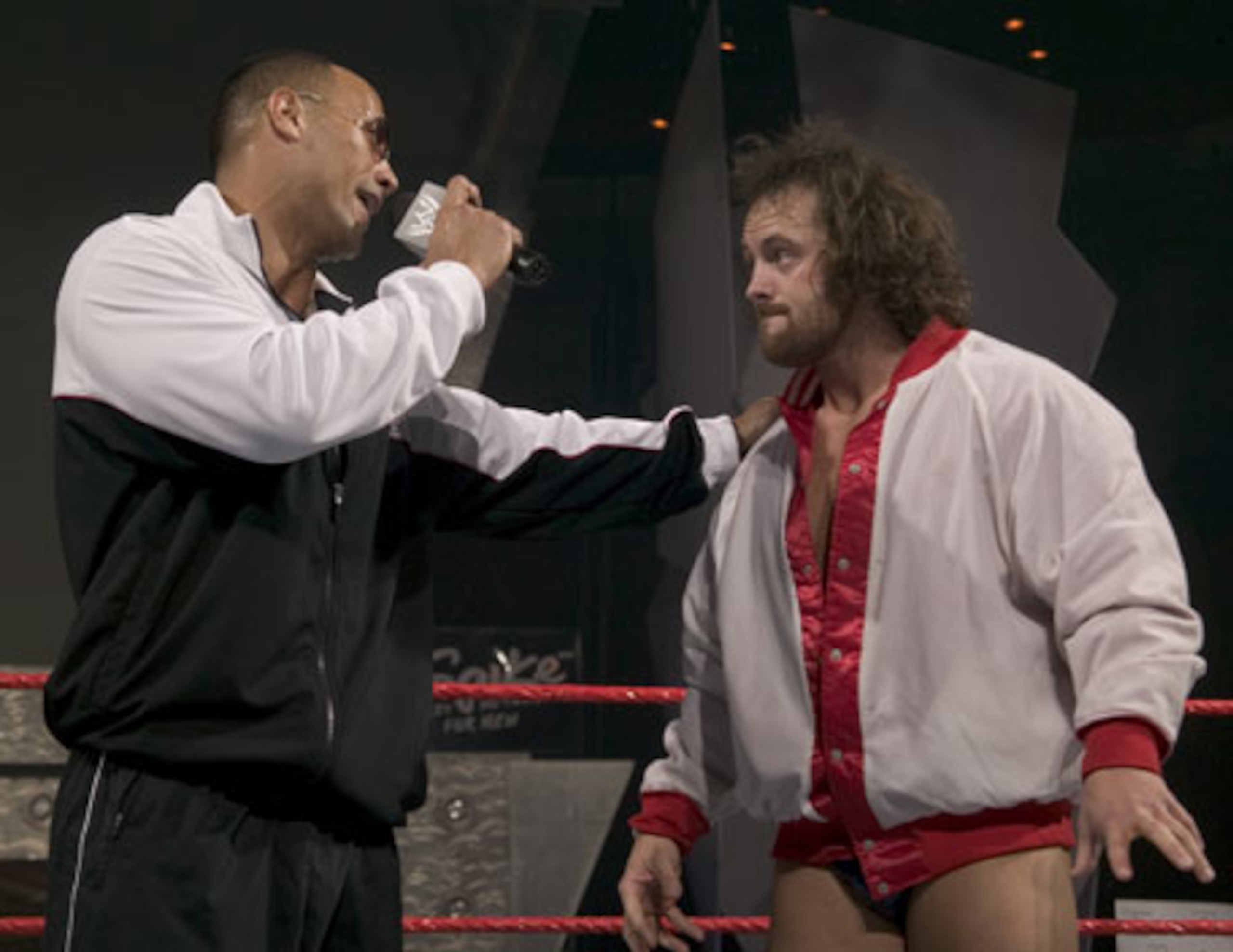 The Rock and Eugene (copyright WWE)