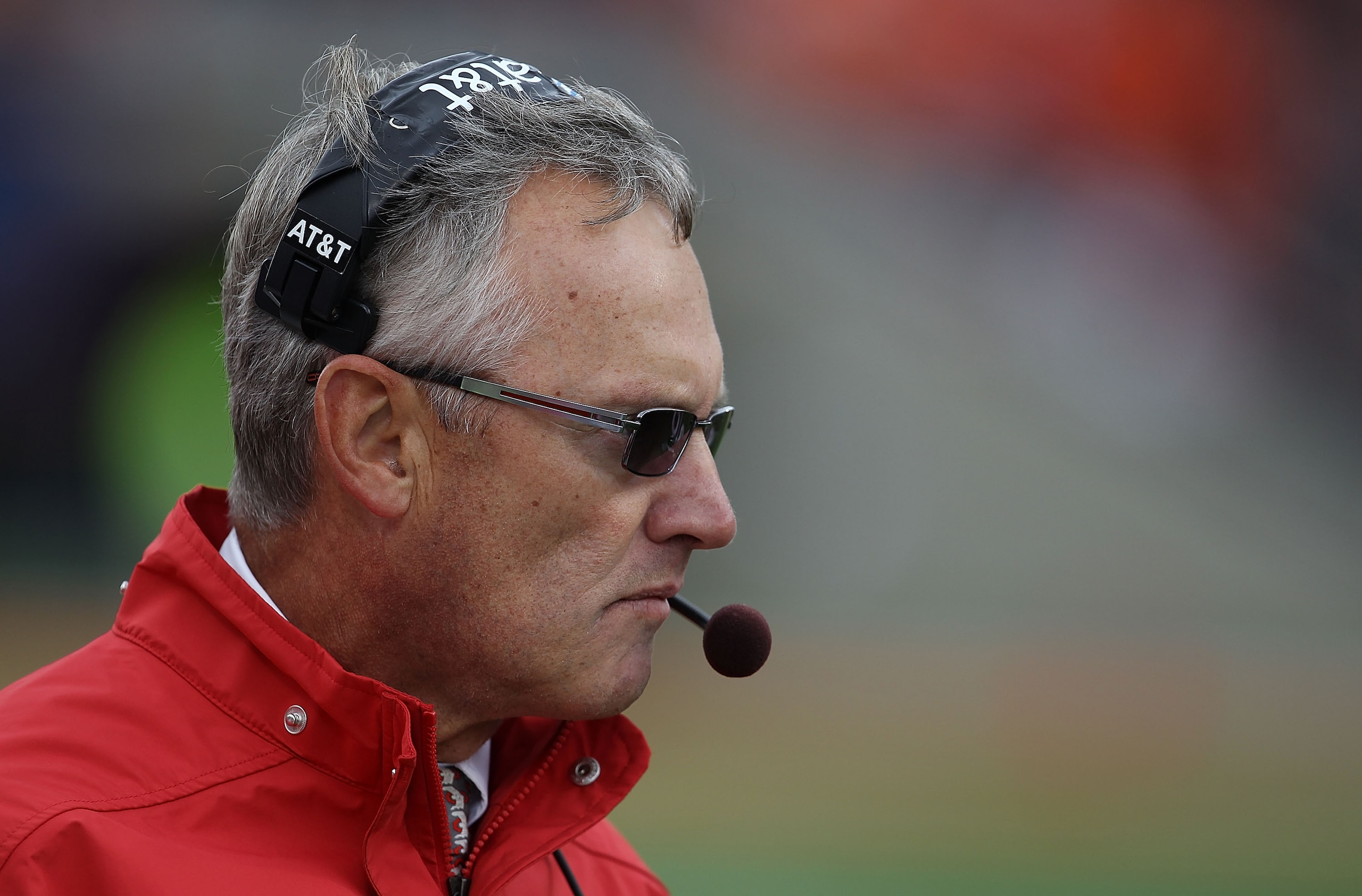 CHAMPAIGN, IL - OCTOBER 02: Head coach Jim Tressell of the Ohio State Buckeyes watches as his team takes on the Illinois Fighting Illini at Memorial Stadium on October 2, 2010 in Champaign, Illinois. Ohio State defeated Illinois 24-13. (Photo by Jonathan CHAMPAIGN, IL - OCTOBER 02: Head coach Jim Tressell of the Ohio State Buckeyes watches as his team takes on the Illinois Fighting Illini at Memorial Stadium on October 2, 2010 in Champaign, Illinois. Ohio State defeated Illinois 24-13. (Photo by Jonathan