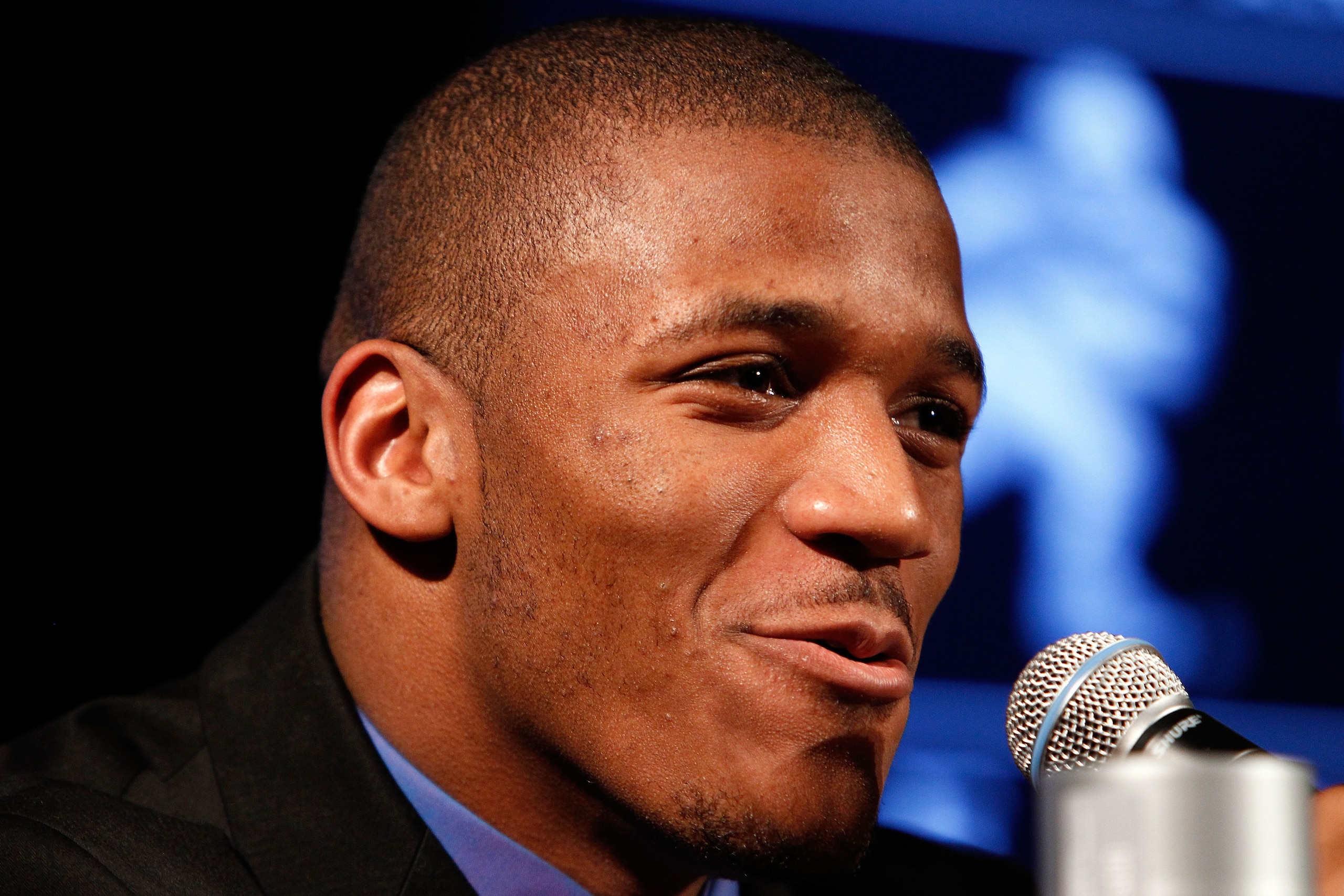 NEW YORK, NY - DECEMBER 11:  LaMichael James of the University of Oregon Ducks speaks during a press conference for Heisman Trophy candidates at The New York Marriott Marquis on December 11, 2010 in New York City.  (Photo by Jeff Zelevansky/Getty Images)