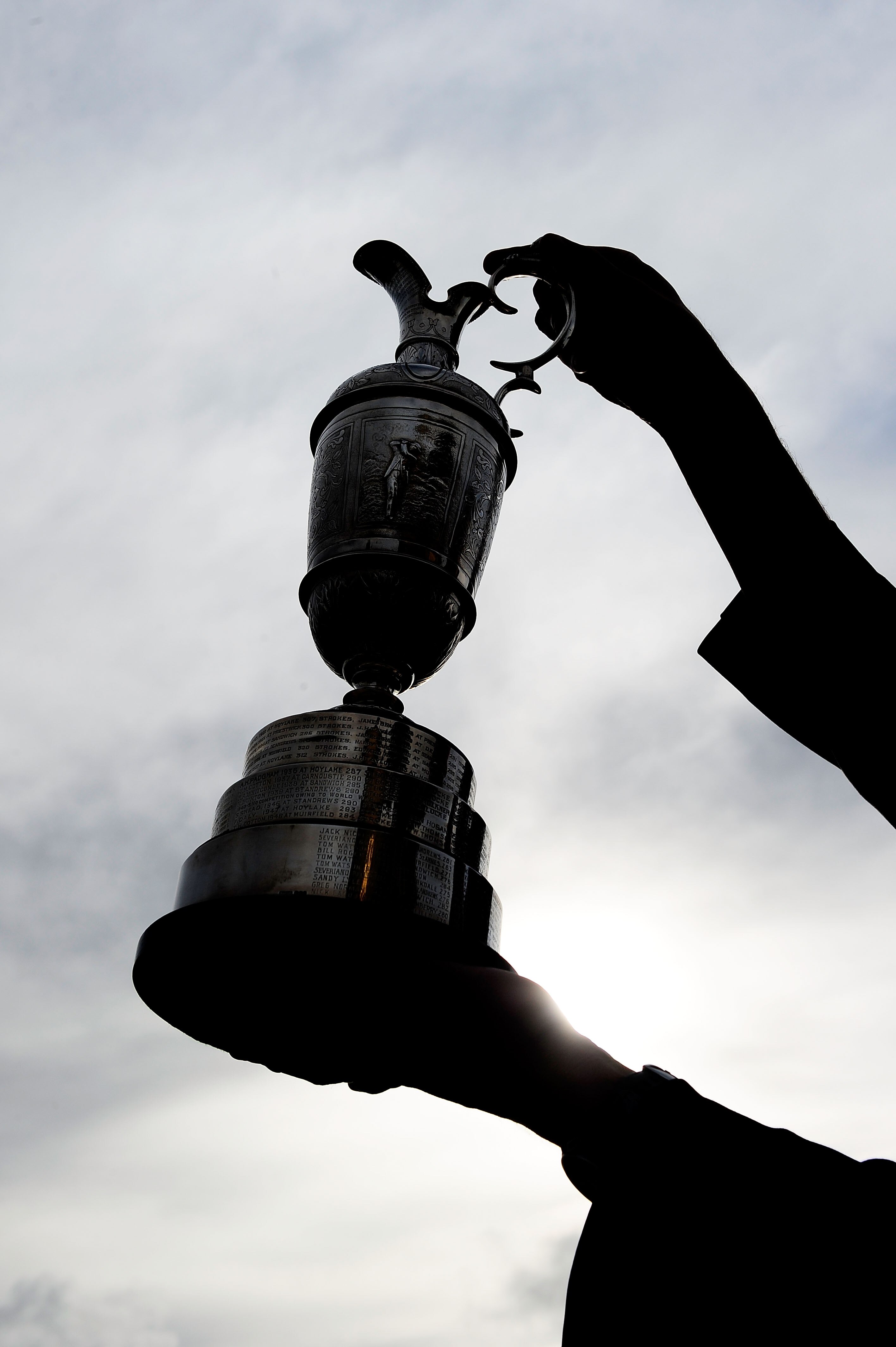ST ANDREWS, SCOTLAND - JULY 13:  The claret jug is seen during practice for the 139th Open Championship on the Old Course, St Andrews on July 13, 2010 in St Andrews, Scotland.  (Photo by Stuart Franklin/Getty Images)
