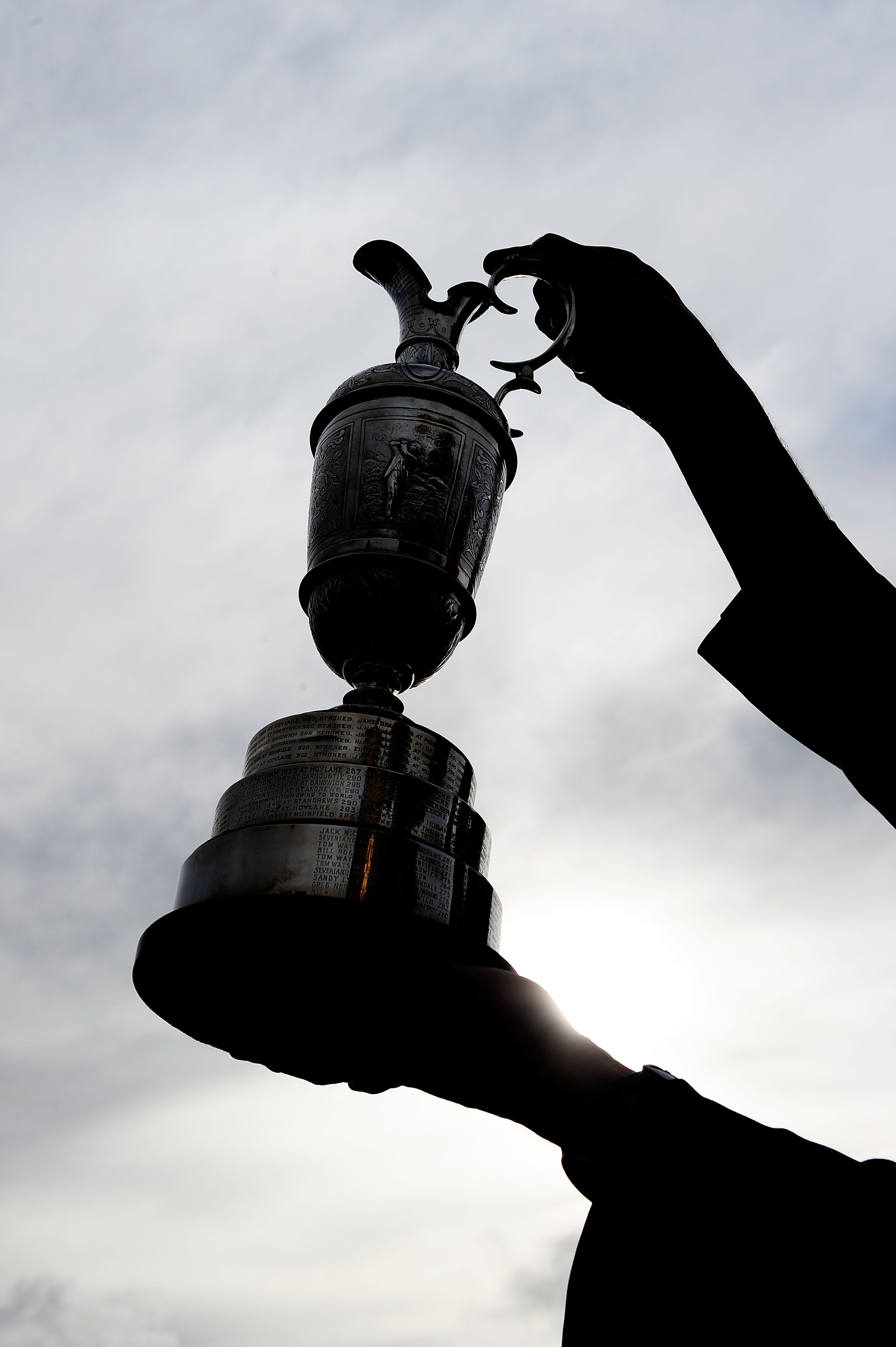 ST ANDREWS, SCOTLAND - JULY 13:  The claret jug is seen during practice for the 139th Open Championship on the Old Course, St Andrews on July 13, 2010 in St Andrews, Scotland.  (Photo by Stuart Franklin/Getty Images)
