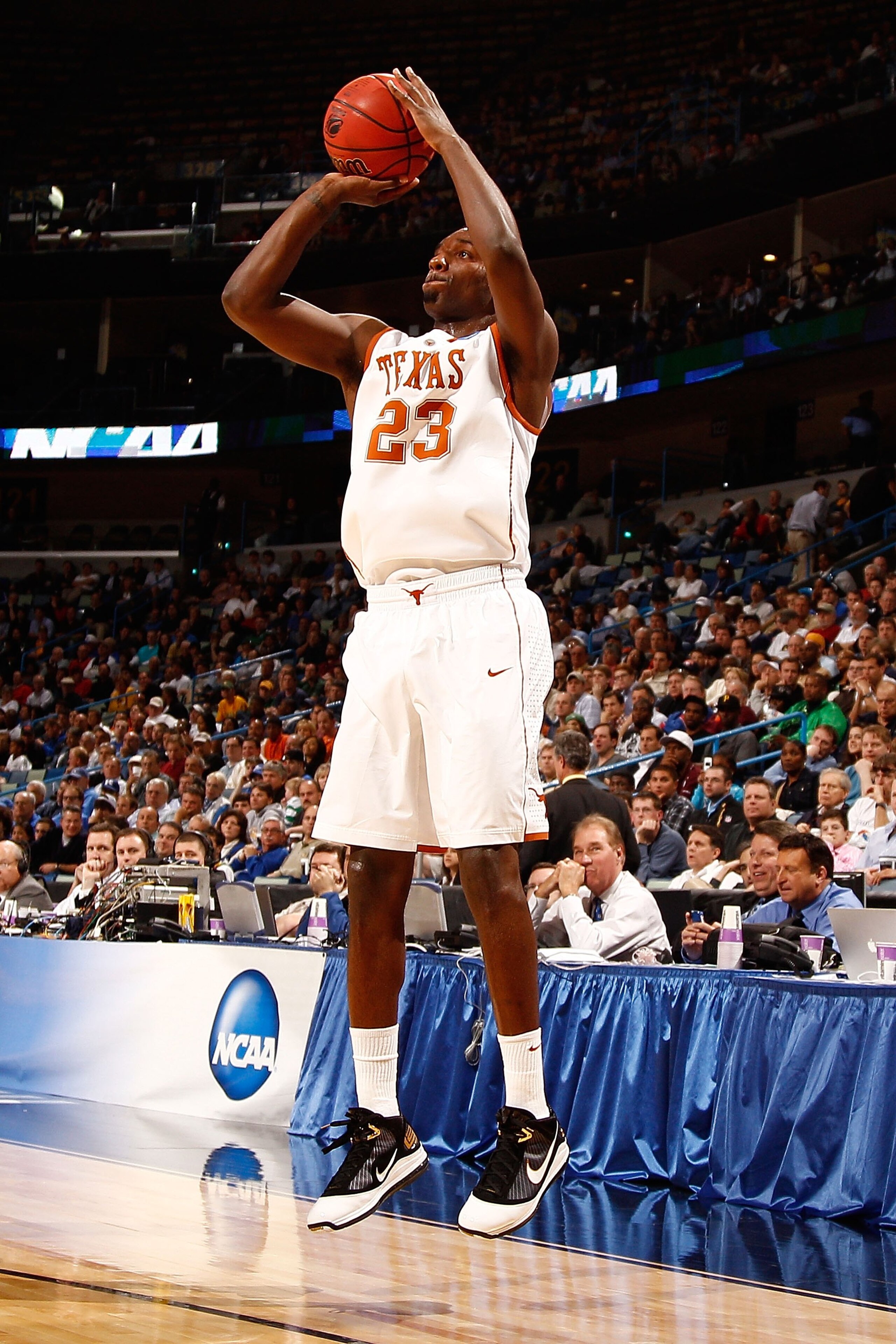 NEW ORLEANS - MARCH 18:  Jordan Hamilton #23 of the Texas Longhorns shoots the ball against the Wake Forest Demon Deacons during the first round of the 2010 NCAA menï¿½s basketball tournament at the New Orleans Arena on March 18, 2010 in New Orleans, Louisi