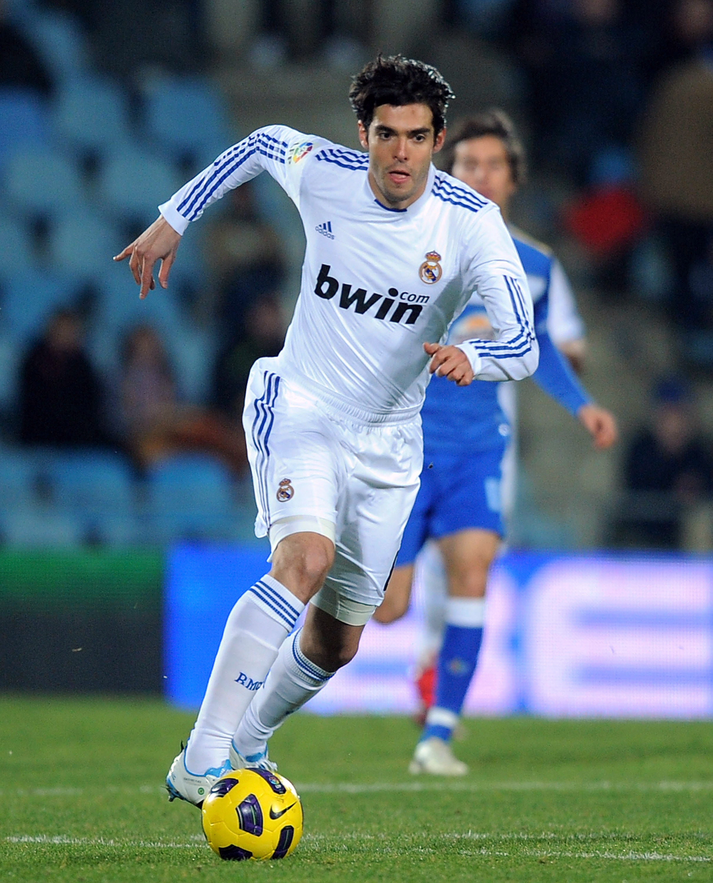 GETAFE, SPAIN - JANUARY 03:  Kaka of Real Madrid in action during the La Liga match between Getafe and Real Madrid at Coliseum Alfonso Perez stadium on January 3, 2011 in Getafe, Spain.  (Photo by Denis Doyle/Getty Images)