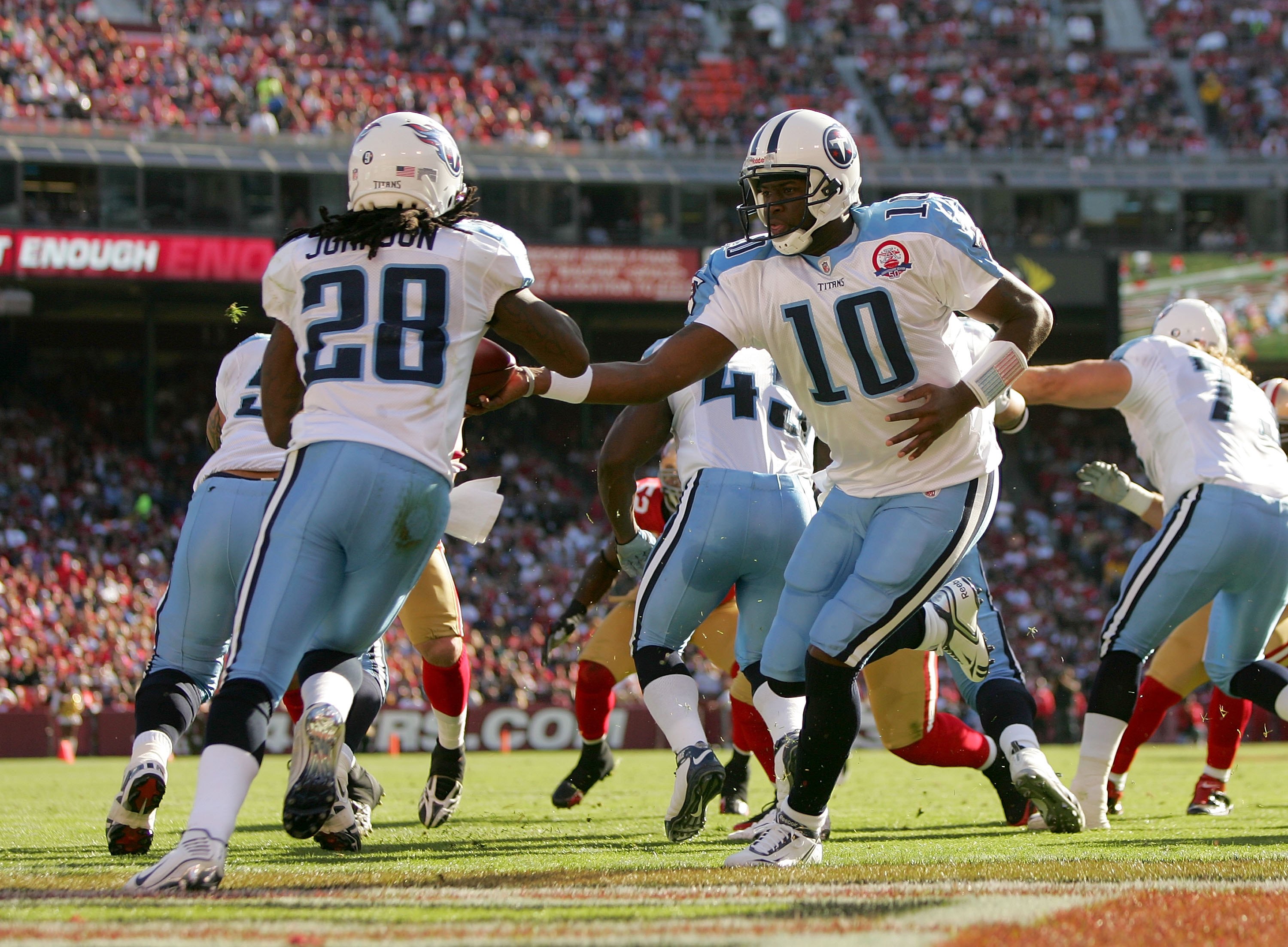 Reebok Vince Young #10 Tennessee Titans Jersey