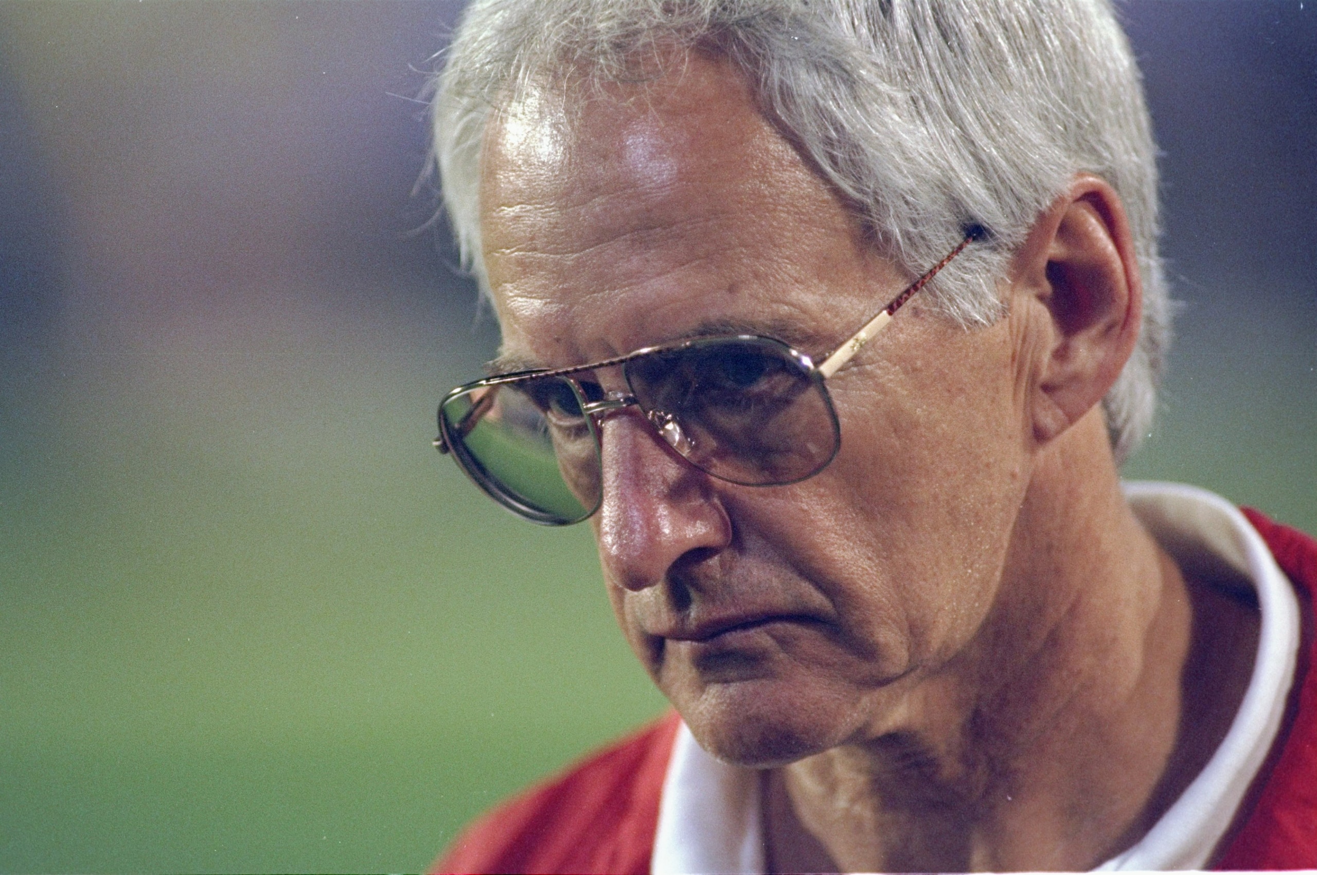 29 Jan 1995: Head coach George Seifert of the San Francisco 49ers during the 49ers 49-26 win over the San Diego Chargers in Super Bowl XXIX at Joe Robbie Stadium in Miami, Florida