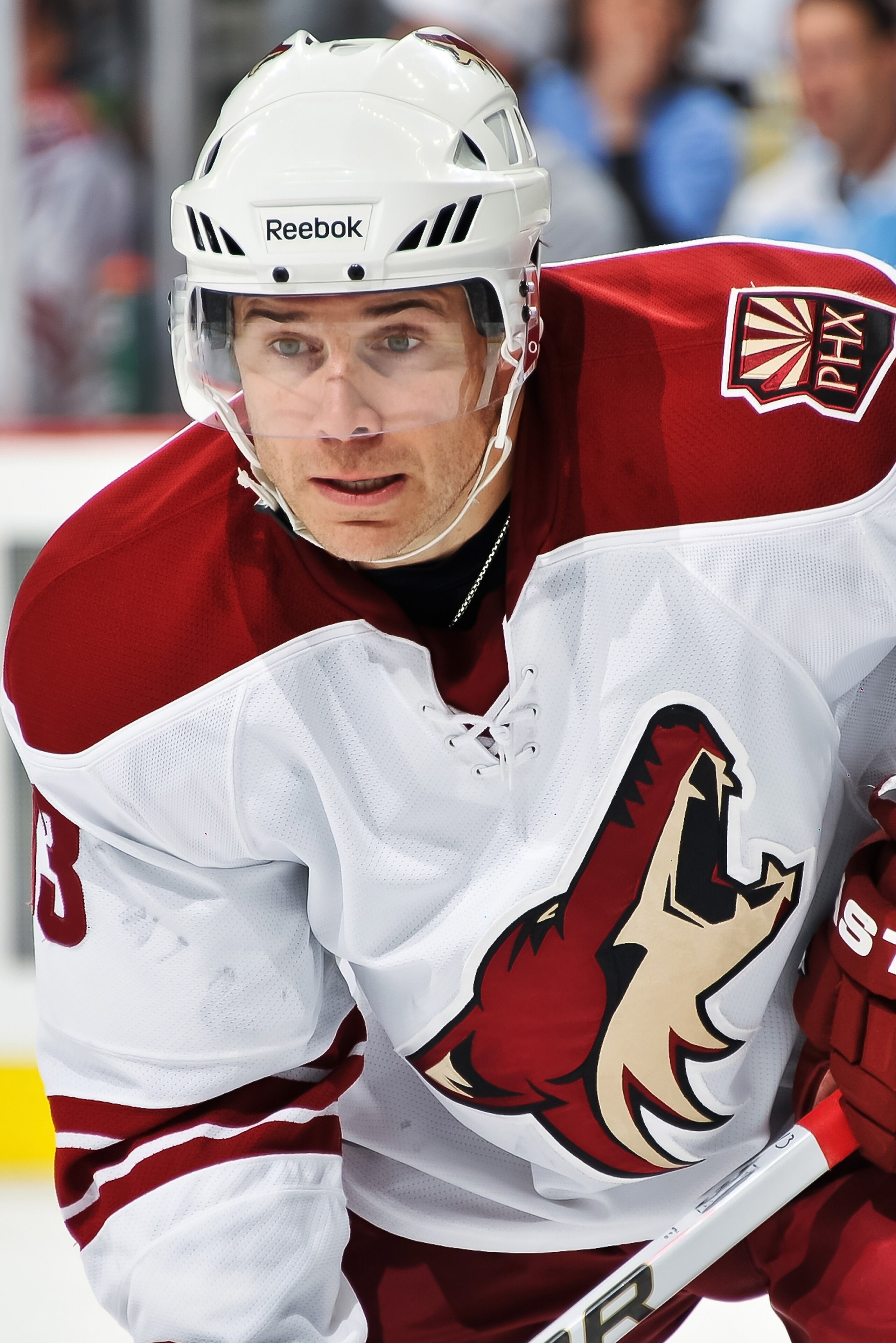 PITTSBURGH, PA - DECEMBER 20:  Ray Whitney #13 of the Phoenix Coyotes waits for a face off against the Pittsburgh Penguins on December 20, 2010 at CONSOL Energy Center in Pittsburgh, Pennsylvania.  (Photo by Jamie Sabau/Getty Images)