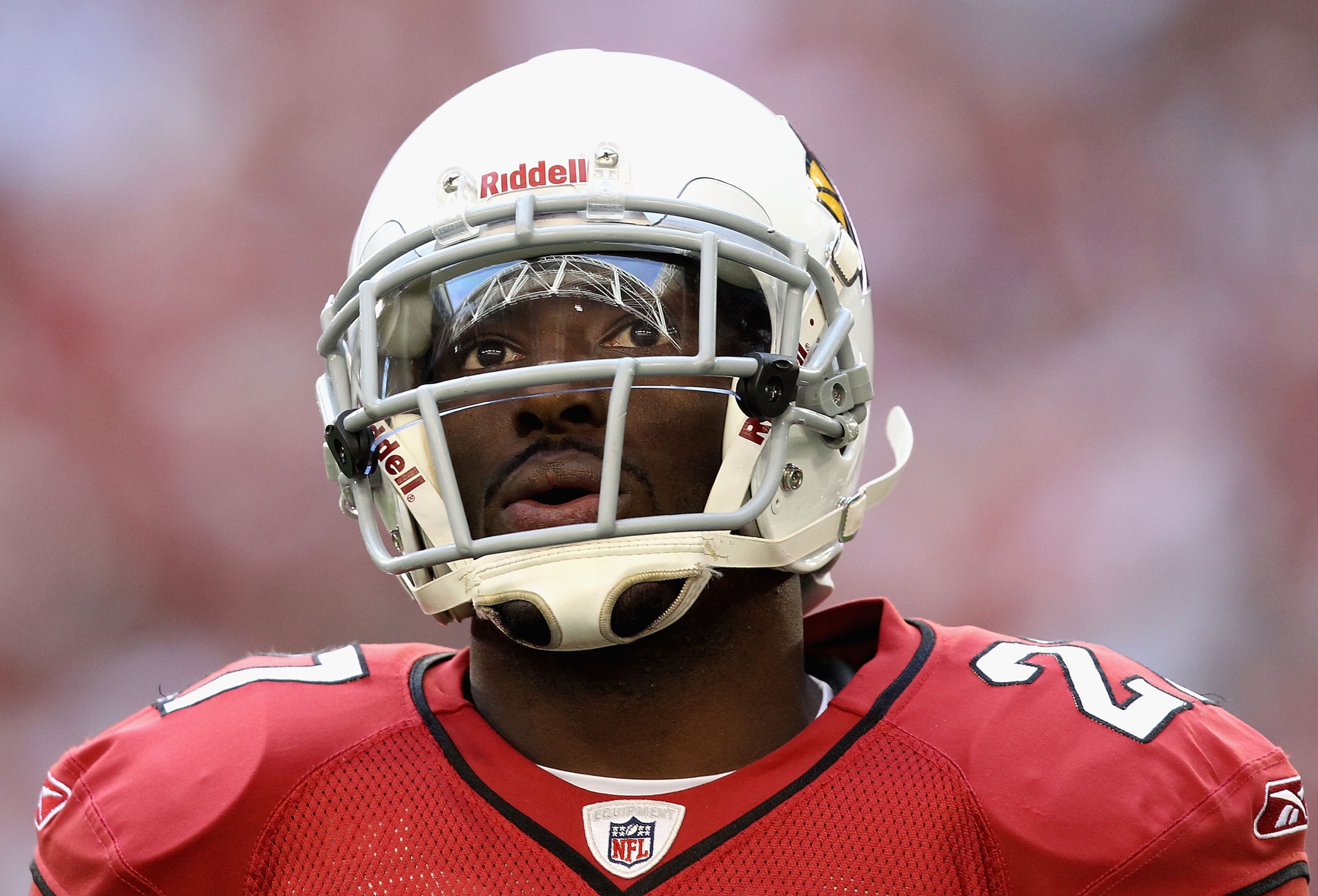 GLENDALE, AZ - DECEMBER 05:  Cornerback Michael Adams #27 of the Arizona Cardinals during the NFL game against the St. Louis Rams at the University of Phoenix Stadium on December 5, 2010 in Glendale, Arizona.  The Rams defeated the Cardinals 19-6.  (Photo
