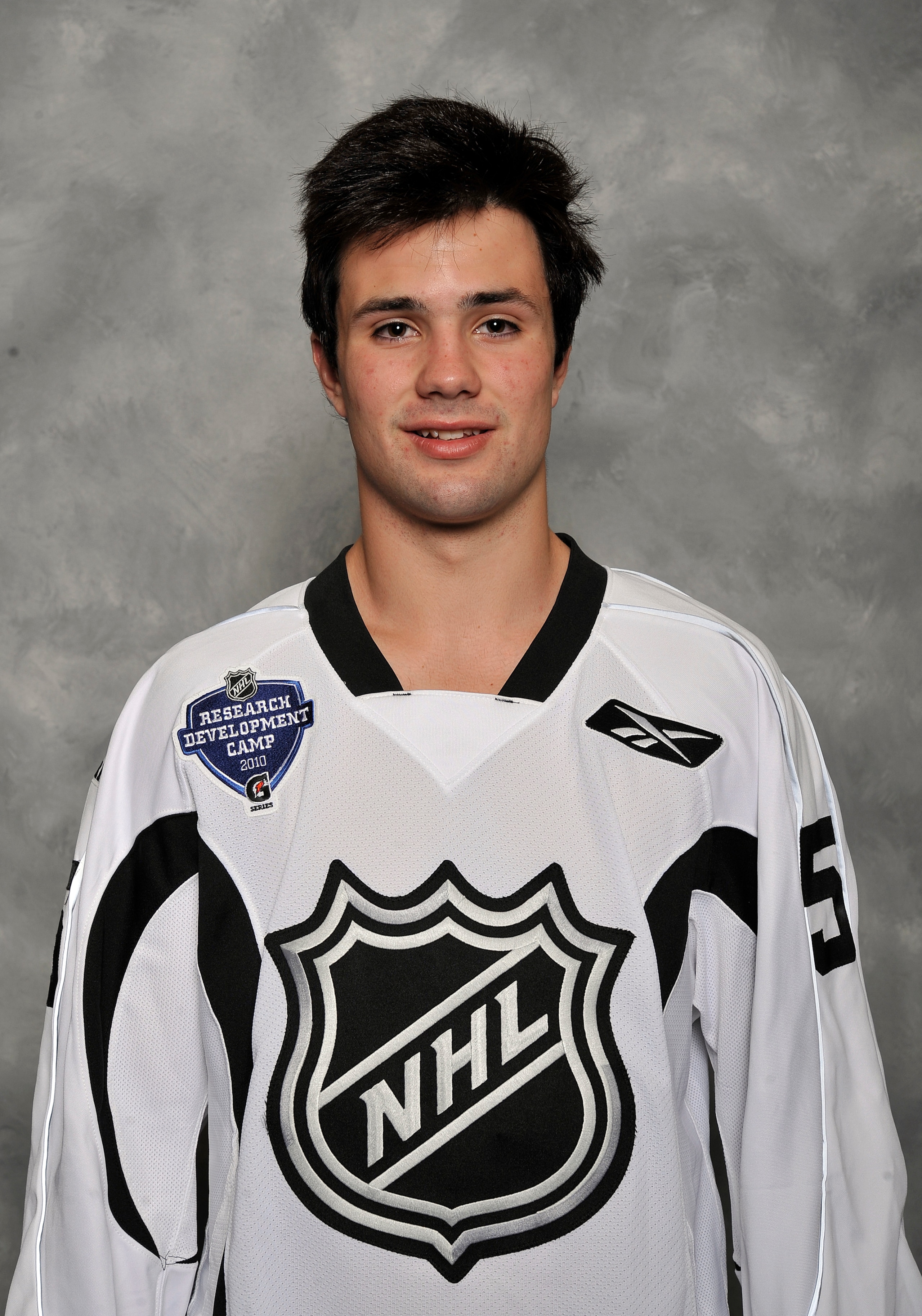 TORONTO - AUGUST 17: Ryan Murphy poses for a portrait during the 2010 NHL Research, development and orientation camp at the Mastercard Centre for Hockey Excellence August 17, 2010 in Toronto, Ontario, Canada. (Photo by Graig Abel/Getty Images)