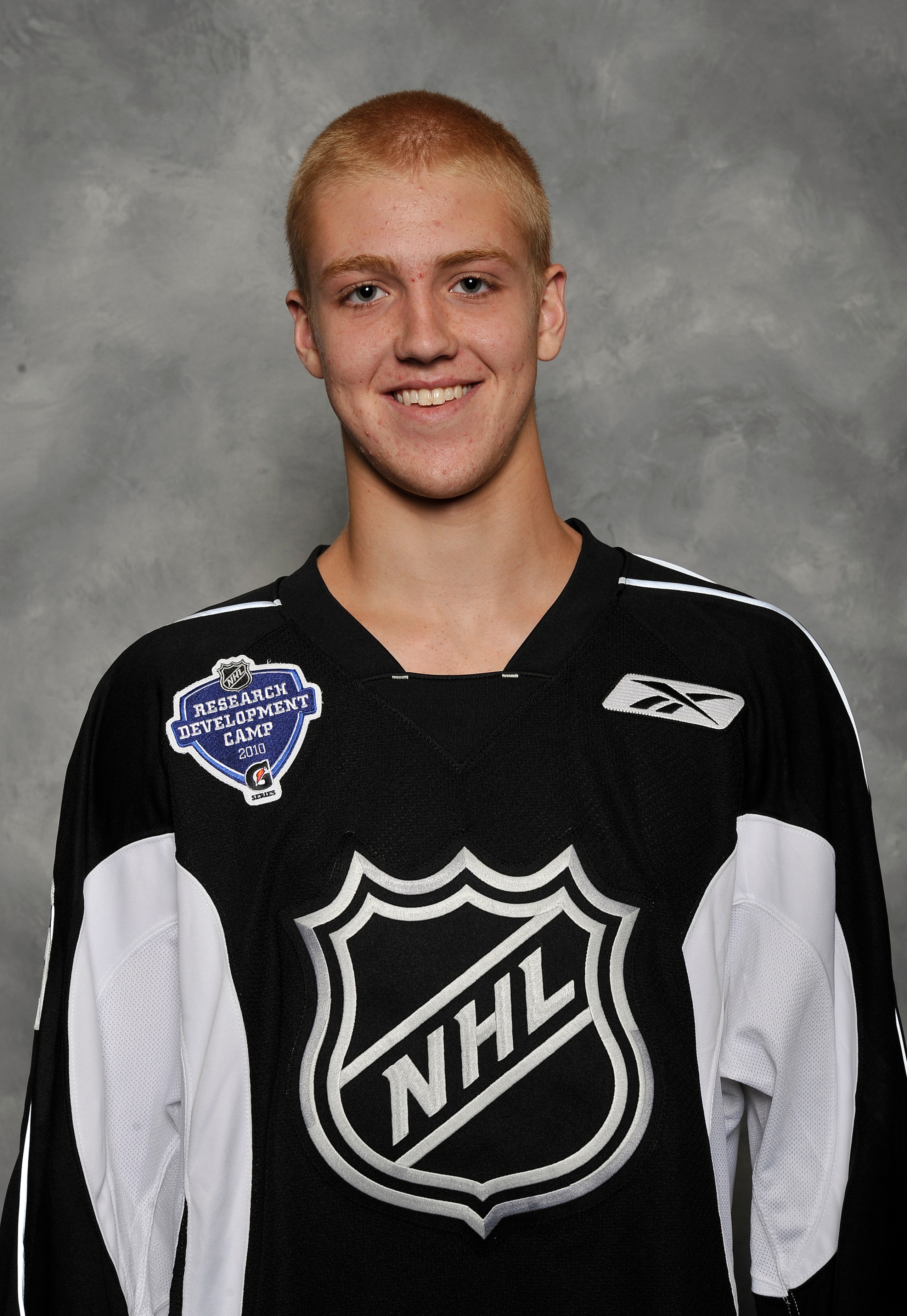 TORONTO - AUGUST 17: Dougie Hamilton poses for a portrait during the 2010 NHL Research, development and orientation camp at the Mastercard Centre for Hockey Excellence August 17, 2010 in Toronto, Ontario, Canada. (Photo by Graig Abel/Getty Images)