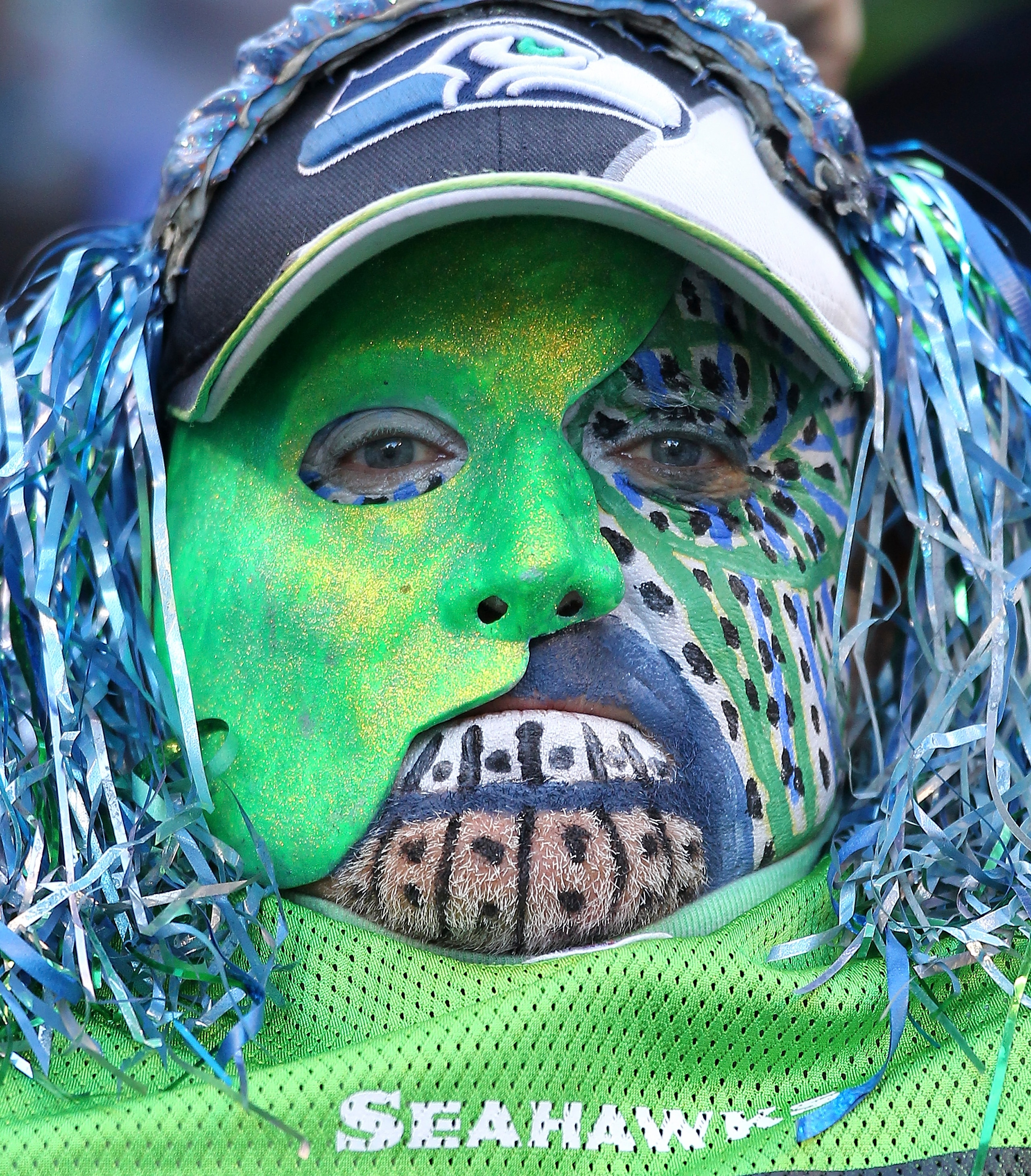 SEATTLE, WA - DECEMBER 19: A fan looks on during the game between the Seattle Seahawks and the Atlanta Falcons at Qwest Field on December 19, 2010 in Seattle, Washington. The Falcons defeated the Seahawks 34-18. (Photo by Otto Greule Jr/Getty Images) SEATTLE, WA - DECEMBER 19: A fan looks on during the game between the Seattle Seahawks and the Atlanta Falcons at Qwest Field on December 19, 2010 in Seattle, Washington. The Falcons defeated the Seahawks 34-18. (Photo by Otto Greule Jr/Getty Images)