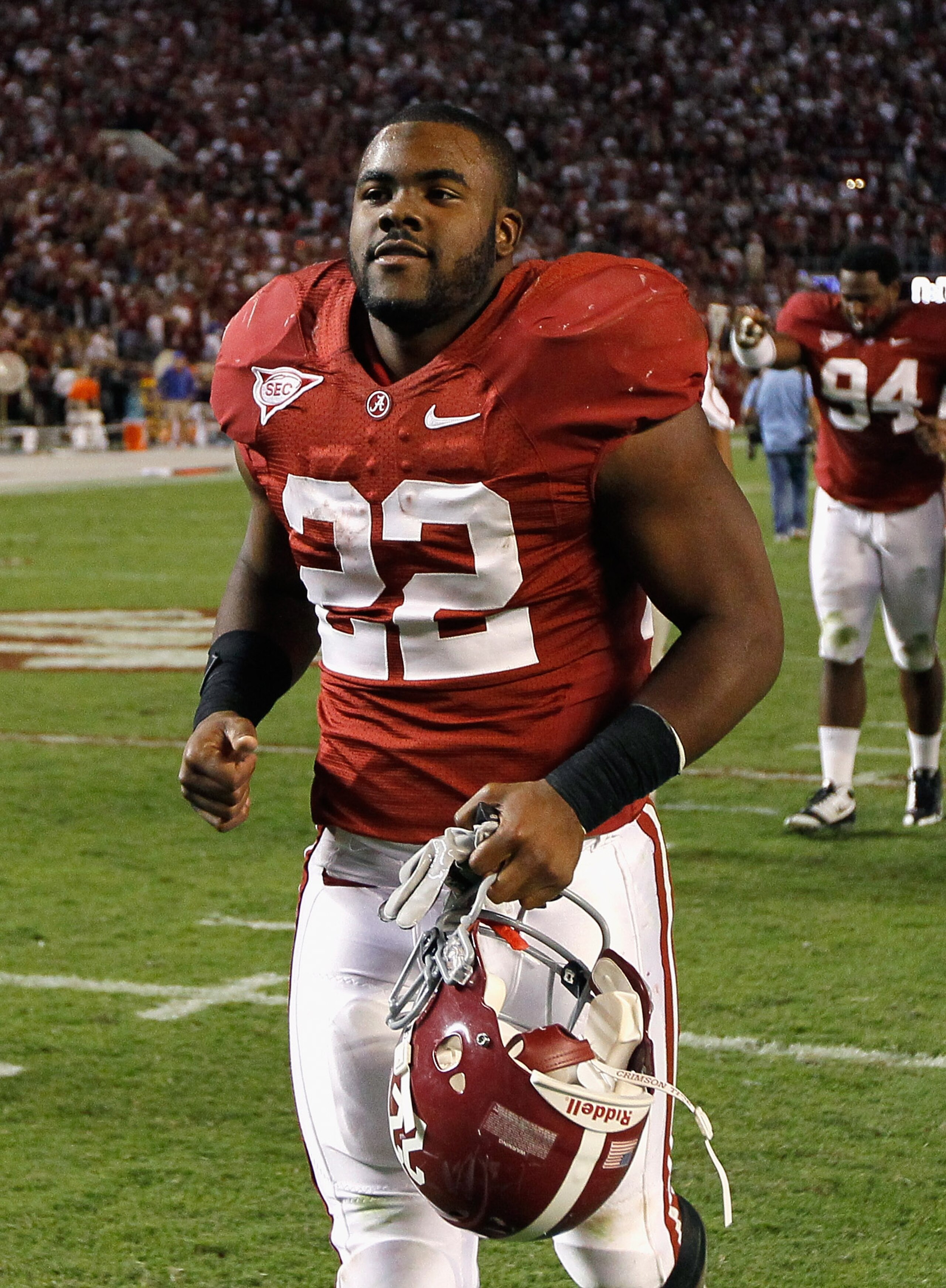 TUSCALOOSA, AL - OCTOBER 02:  Mark Ingram #22 of the Alabama Crimson Tide against the Florida Gators at Bryant-Denny Stadium on October 2, 2010 in Tuscaloosa, Alabama.  (Photo by Kevin C. Cox/Getty Images)