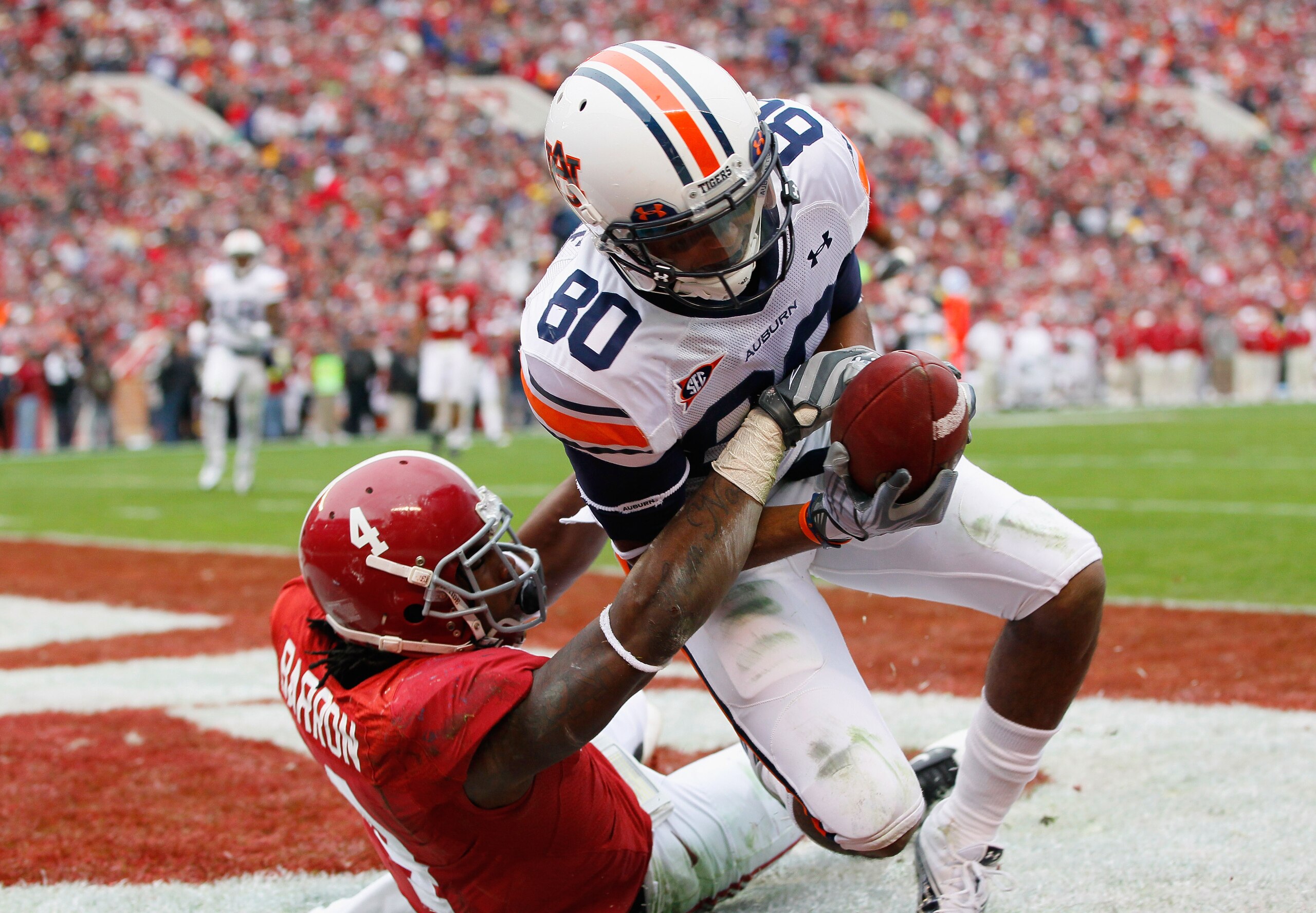 TUSCALOOSA, AL - NOVEMBER 26:  of the Auburn Tigers of the Alabama Crimson Tide at Bryant-Denny Stadium on November 26, 2010 in Tuscaloosa, Alabama.  (Photo by Kevin C. Cox/Getty Images)