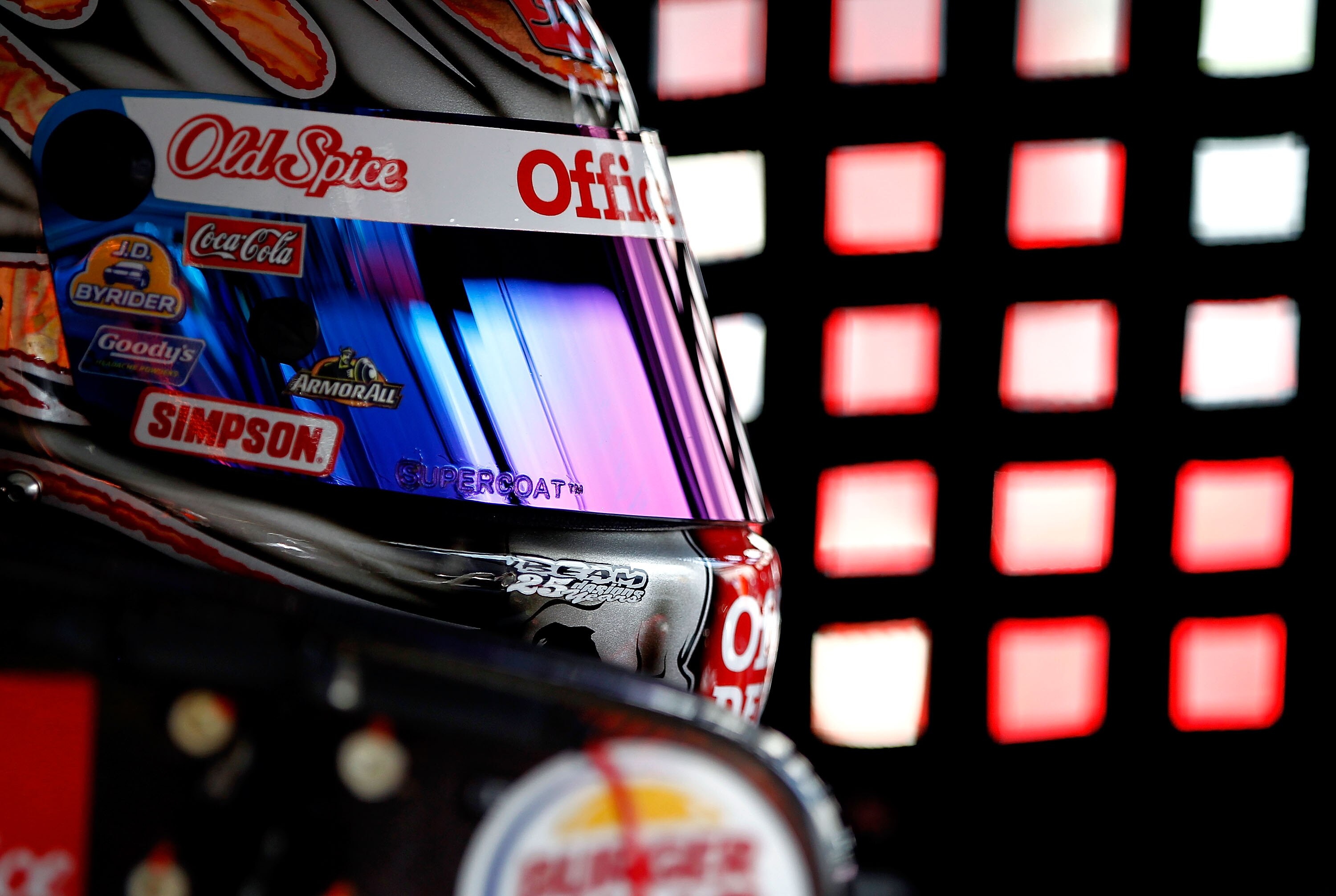 DOVER, DE - SEPTEMBER 25:  Tony Stewart, driver of the #14 Office Depot/Old Spice Chevrolet, sits in his car during practice for the NASCAR Sprint Cup Series AAA 400 at Dover International Speedway on September 25, 2010 in Dover, Delaware.  (Photo by Jeff