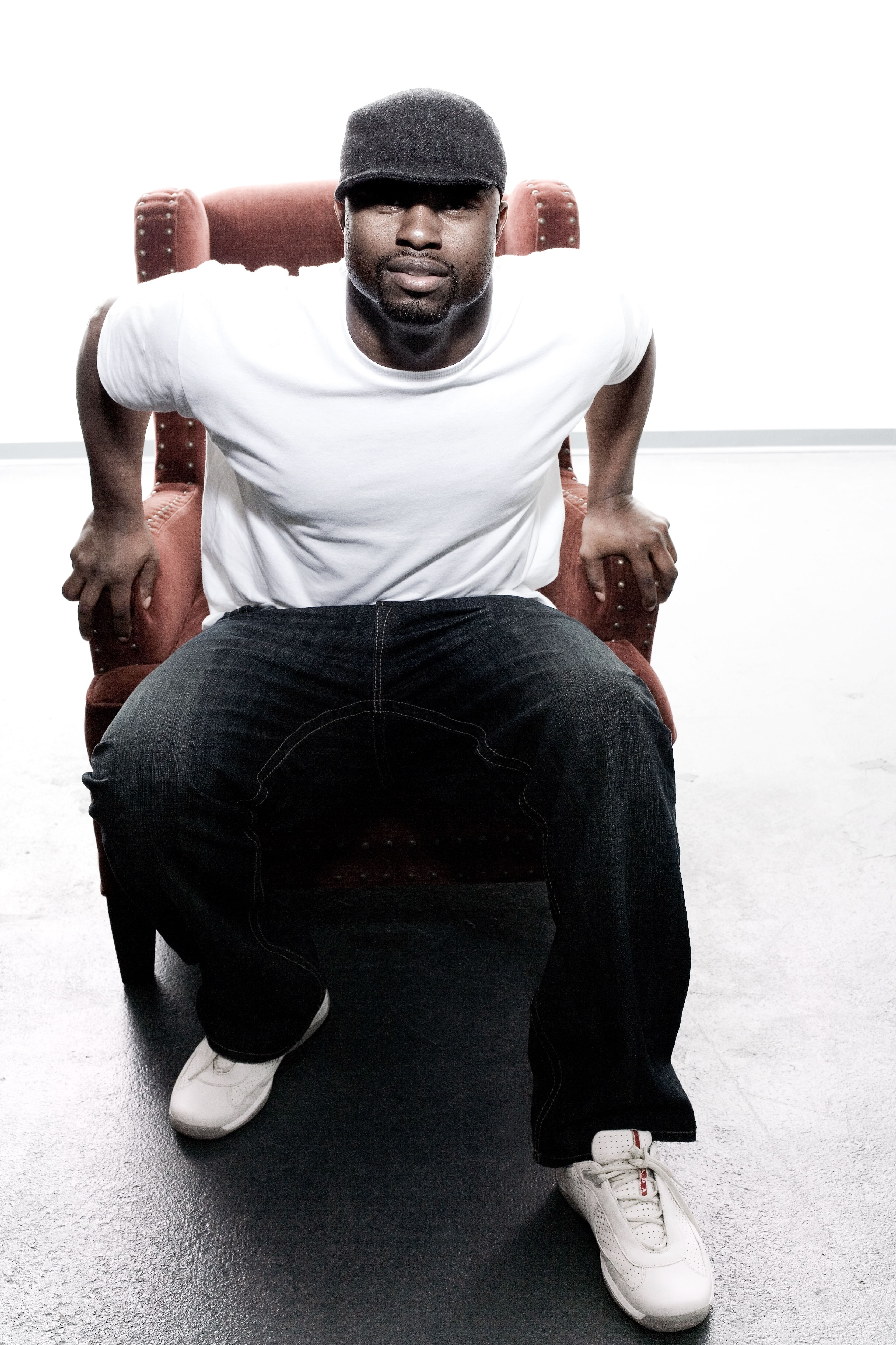 NEW YORK - APRIL 20:  (EDITORS NOTE: IMAGES HAVE BEEN DIGITALLY MANIPULATED) Bart Scott of the New York Jets poses for a portrait on April 20, 2009 in New York, New York.  (Photo by Chris McGrath/Getty Images)