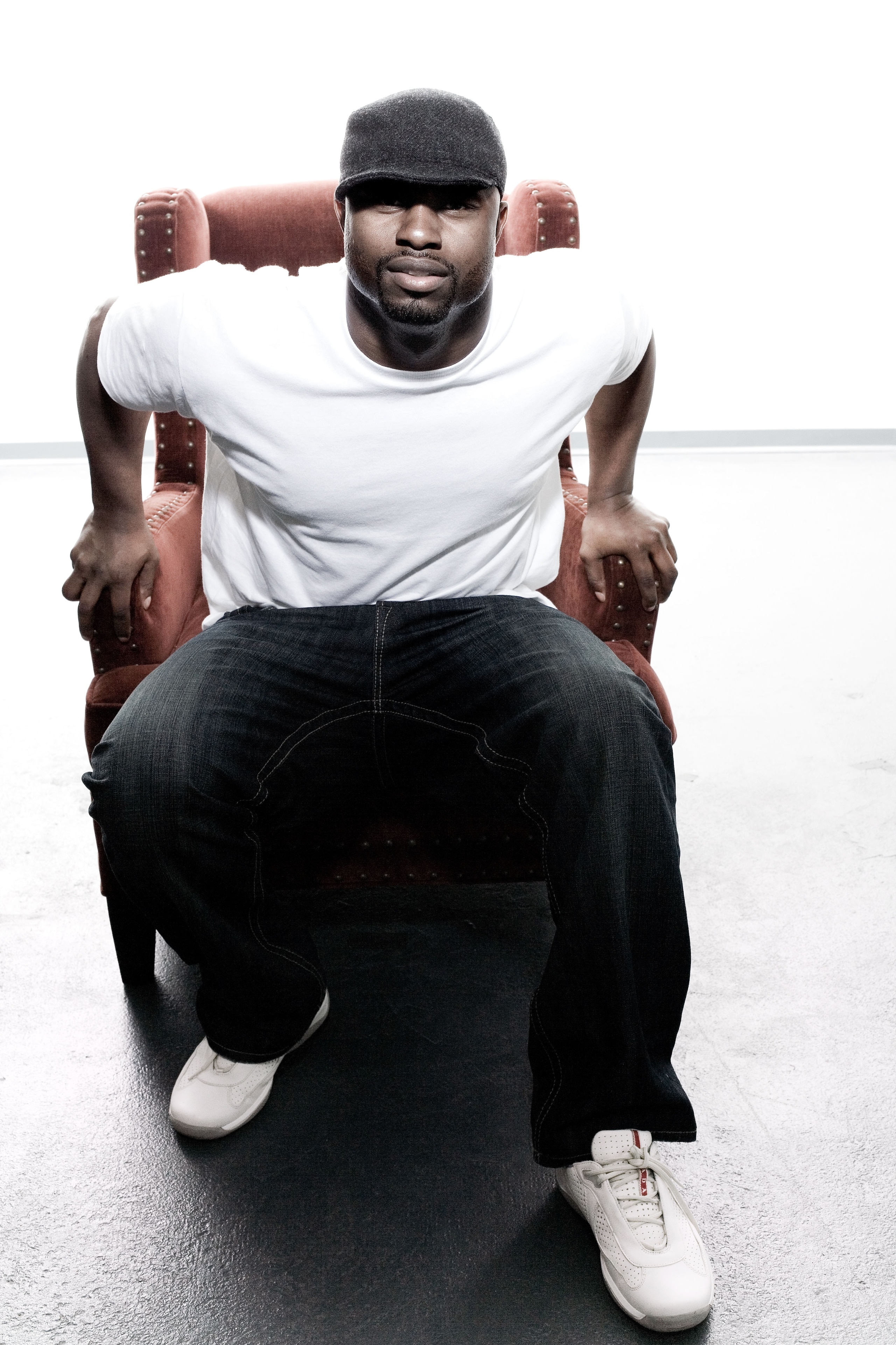 NEW YORK - APRIL 20:  (EDITORS NOTE: IMAGES HAVE BEEN DIGITALLY MANIPULATED) Bart Scott of the New York Jets poses for a portrait on April 20, 2009 in New York, New York.  (Photo by Chris McGrath/Getty Images)