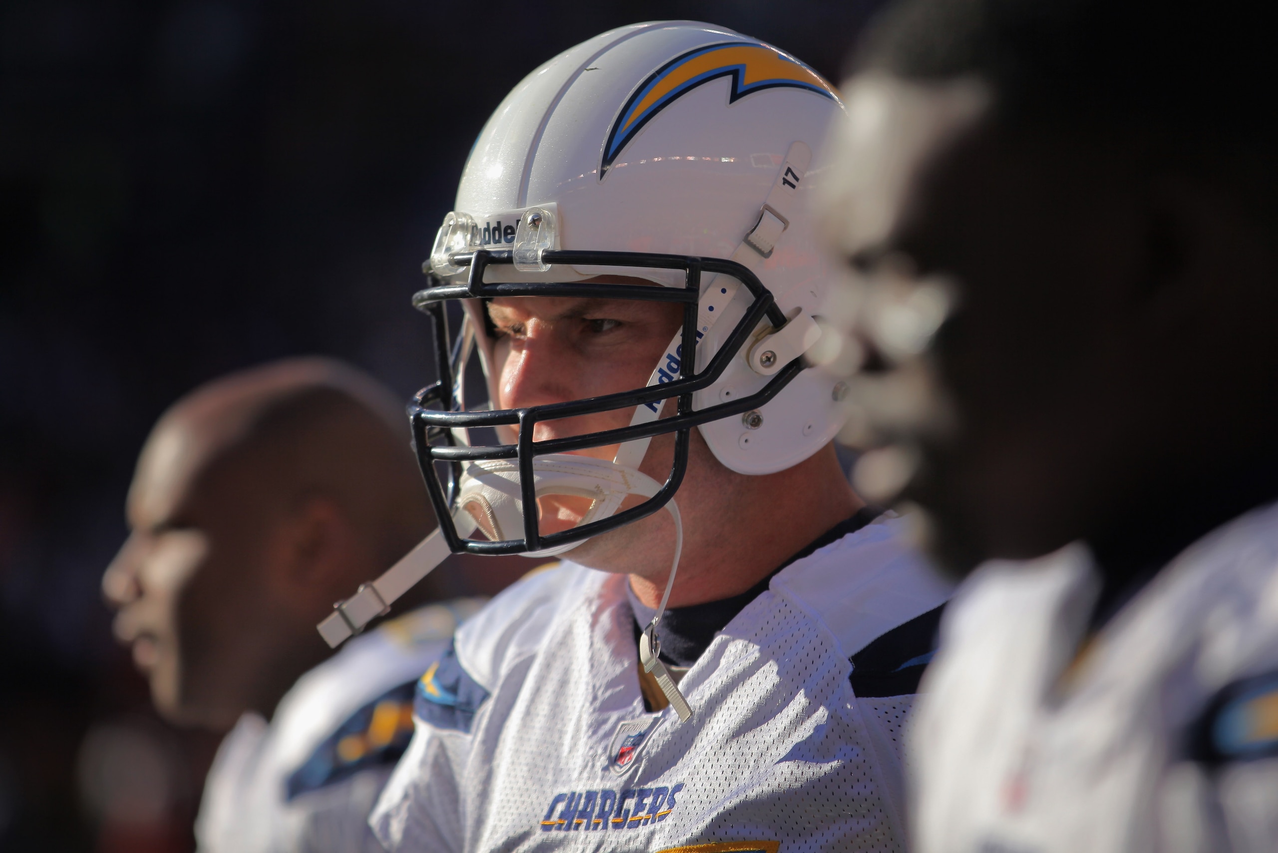 DENVER - JANUARY 02:  Quarterback Philip Rivers #17 of the San Diego Chargers takes the field against the Denver Broncos at INVESCO Field at Mile High on January 2, 2011 in Denver, Colorado. The Chargers defeated the Broncos 33-28.  (Photo by Doug Pensing