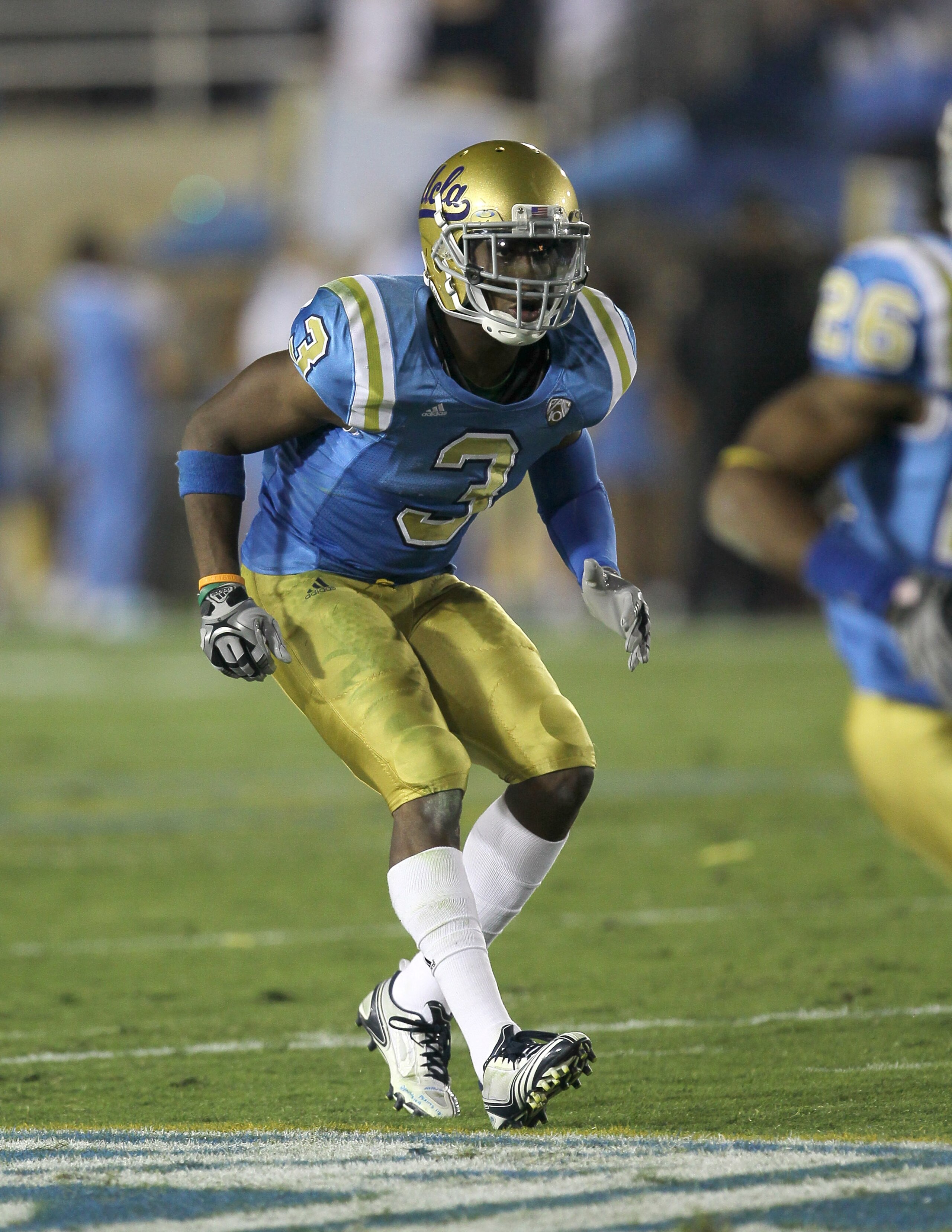 PASADENA, CA - SEPTEMBER 18: Safety Rahim Moore #3 of the UCLA Bruins in the game with the Houston Cougars at the Rose Bowl on September 18, 2010 in Pasadena, California. UCLA won 31-13. (Photo by Stephen Dunn/Getty Images) PASADENA, CA - SEPTEMBER 18: Safety Rahim Moore #3 of the UCLA Bruins in the game with the Houston Cougars at the Rose Bowl on September 18, 2010 in Pasadena, California. UCLA won 31-13. (Photo by Stephen Dunn/Getty Images)