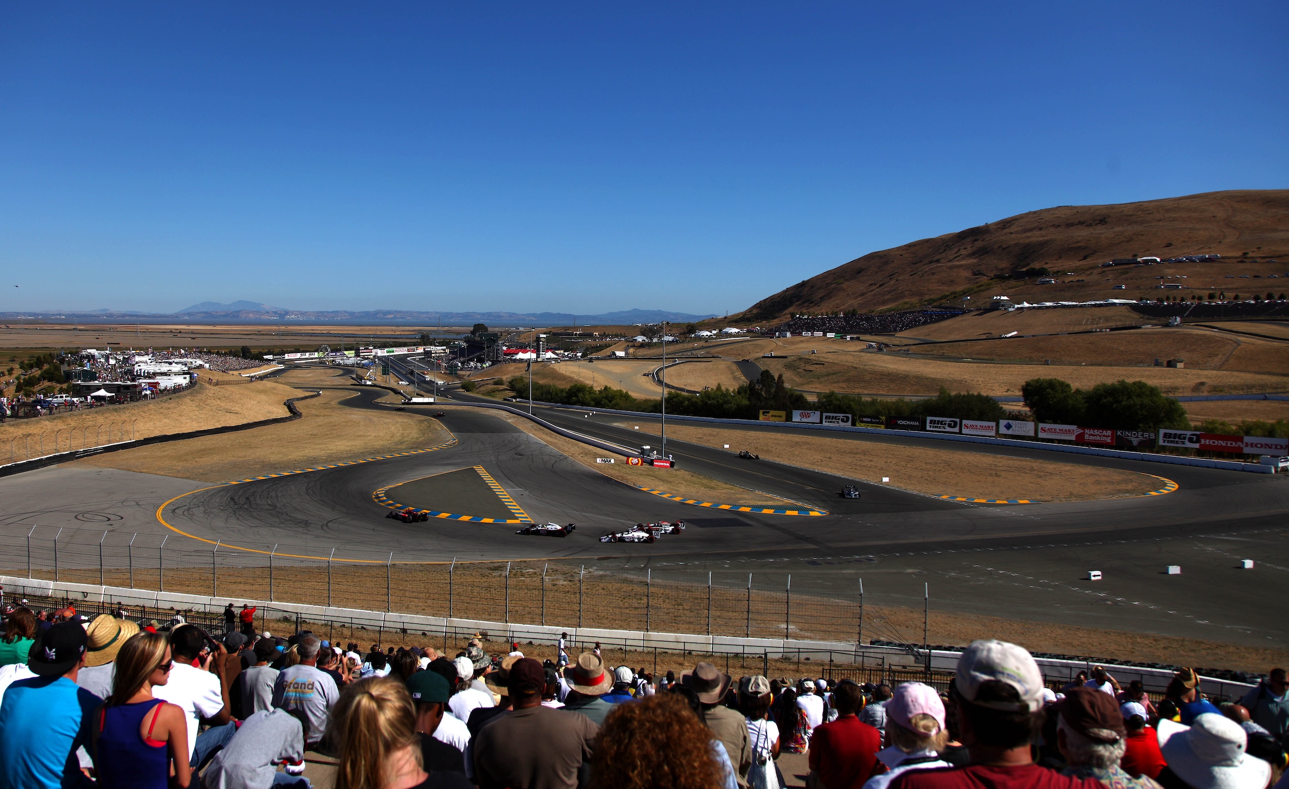 SONOMA, CA - AUGUST 22:  General view of fans during the IZOD IndyCar Series Grand Prix of Sonoma at Infineon Raceway on August 22, 2010 in Sonoma, California. (Photo by Donald Miralle/Getty Images)