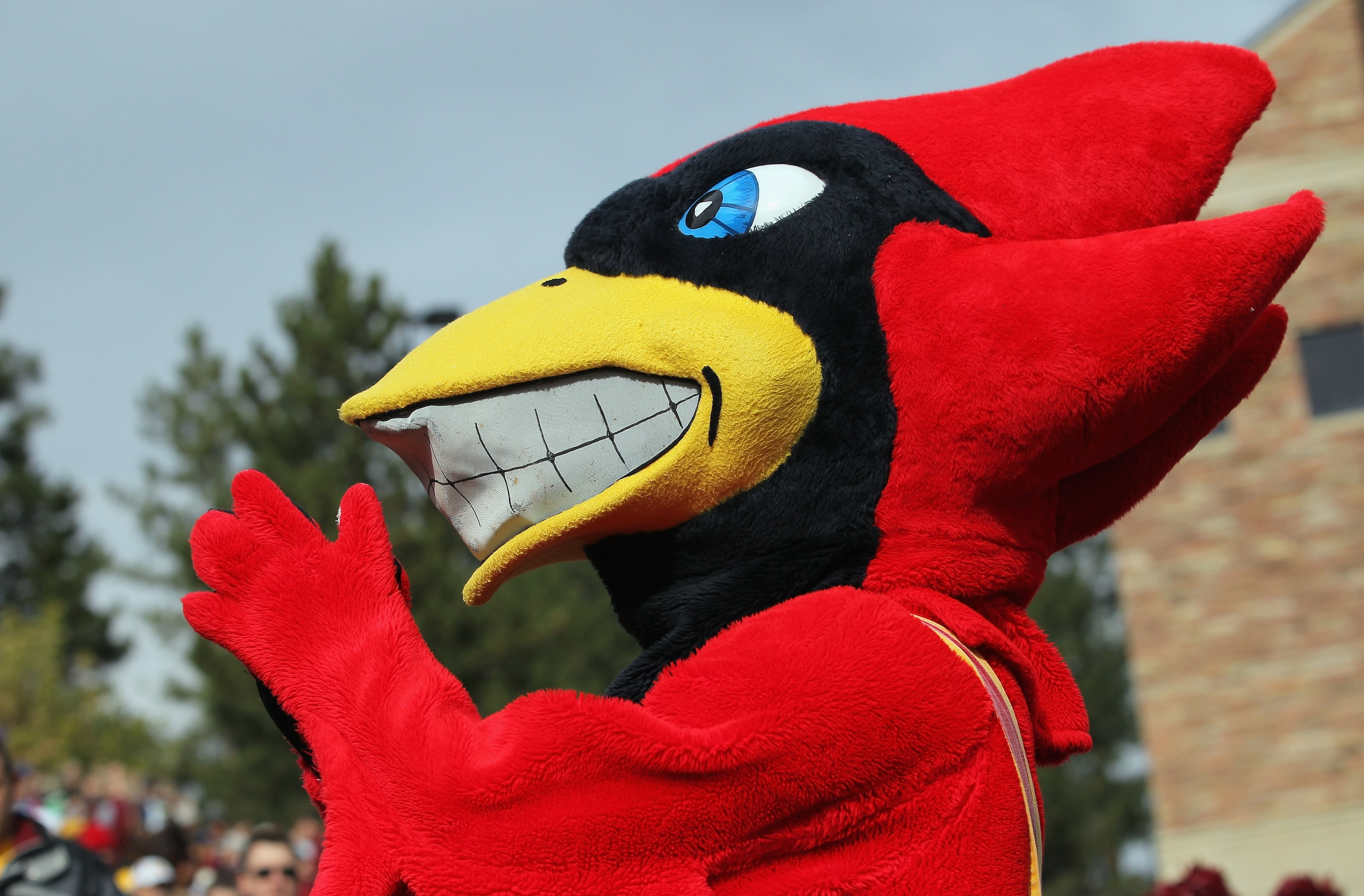 BOULDER, CO - NOVEMBER 13: The mascot of the Iowa State Cyclones supports his team against the Colorado Buffaloes at Folsom Field on November 13, 2010 in Boulder, Colorado. Colorado defeated Iowa State 34-14. (Photo by Doug Pensinger/Getty Images) BOULDER, CO - NOVEMBER 13: The mascot of the Iowa State Cyclones supports his team against the Colorado Buffaloes at Folsom Field on November 13, 2010 in Boulder, Colorado. Colorado defeated Iowa State 34-14. (Photo by Doug Pensinger/Getty Images)