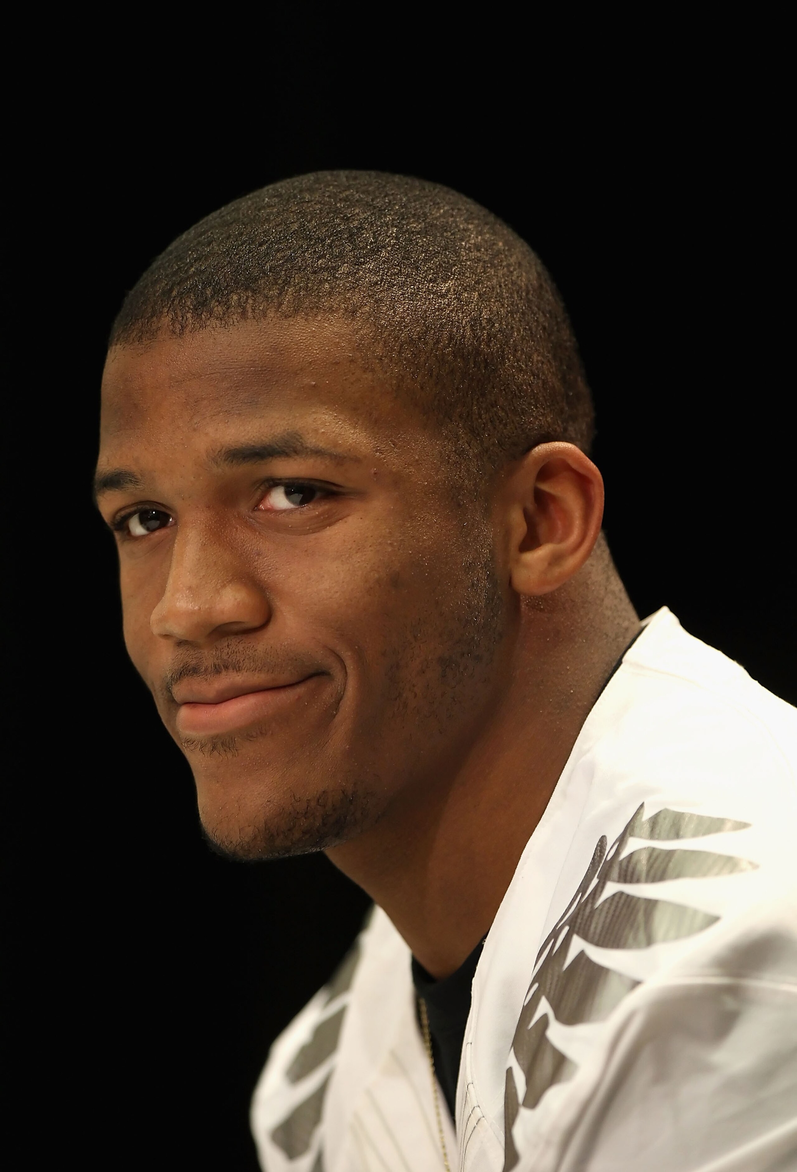 SCOTTSDALE, AZ - JANUARY 07:  Runningback LaMichael James #21 of the Oregon Ducks sits at a podium during Media Day for the Tostitos BCS National Championship Game at the JW Marriott Camelback Inn on January 7, 2011 in Scottsdale, Arizona.  (Photo by Chri