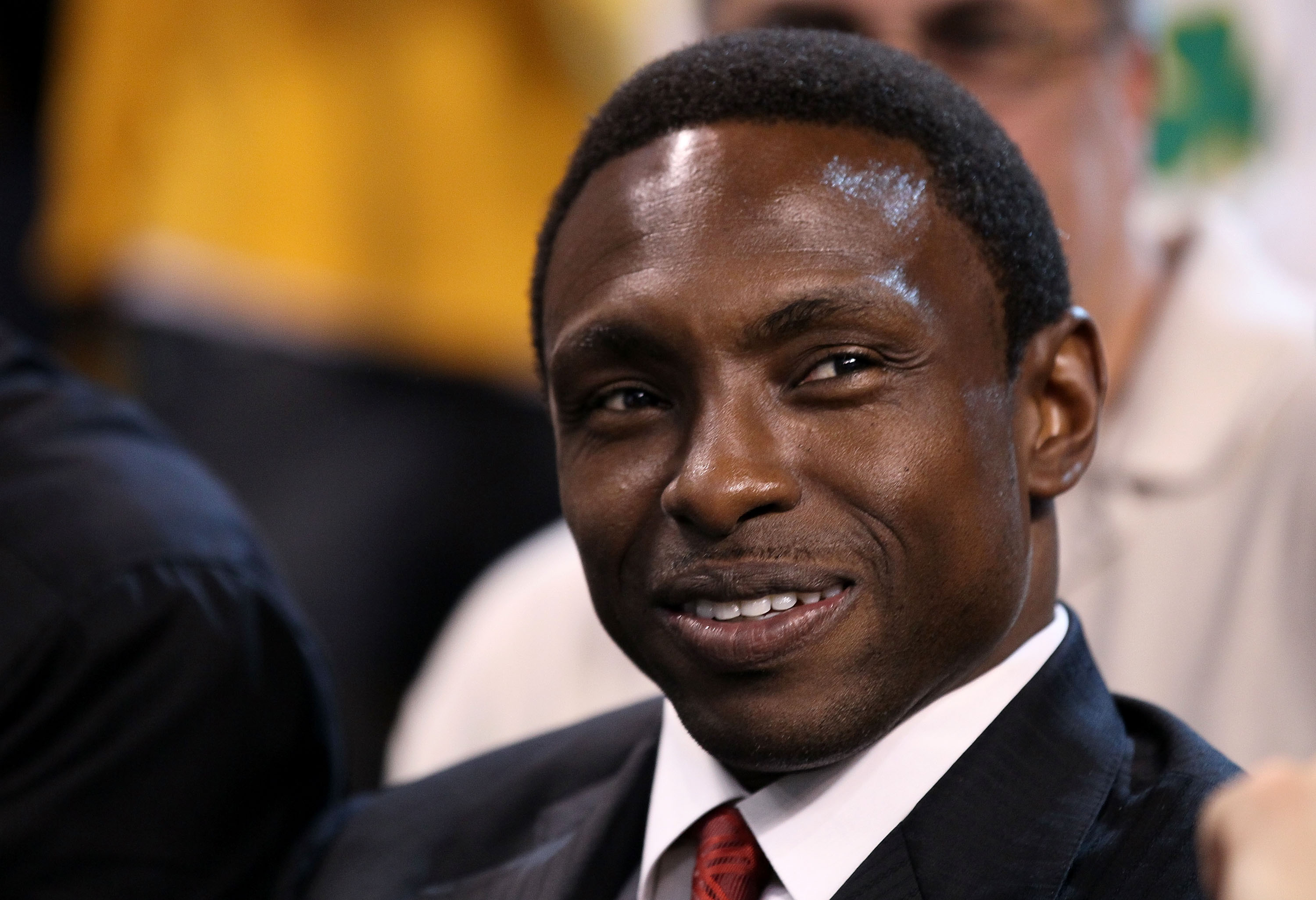 BOSTON - JUNE 13:  New head coach of the New Jersey Nets Avery Johnson attends Game Five of the 2010 NBA Finals between the Los Angeles Lakers and the Boston Celtics on June 13, 2010 at TD Garden in Boston, Massachusetts. NOTE TO USER: User expressly ackn