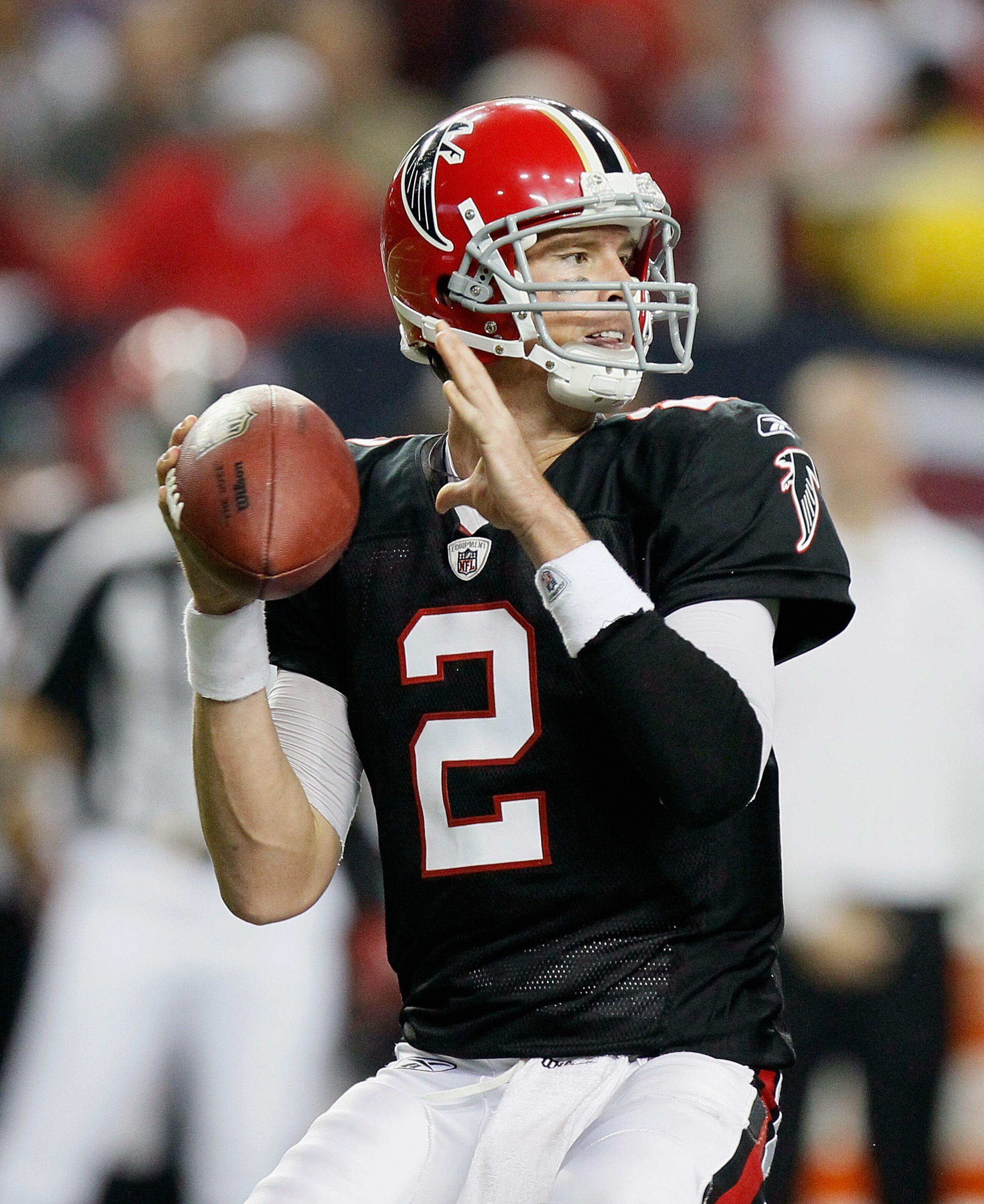ATLANTA - NOVEMBER 11: Quarterback Matt Ryan #2 of the Atlanta Falcons against the Baltimore Ravens at Georgia Dome on November 11, 2010 in Atlanta, Georgia. (Photo by Kevin C. Cox/Getty Images) ATLANTA - NOVEMBER 11: Quarterback Matt Ryan #2 of the Atlanta Falcons against the Baltimore Ravens at Georgia Dome on November 11, 2010 in Atlanta, Georgia. (Photo by Kevin C. Cox/Getty Images)