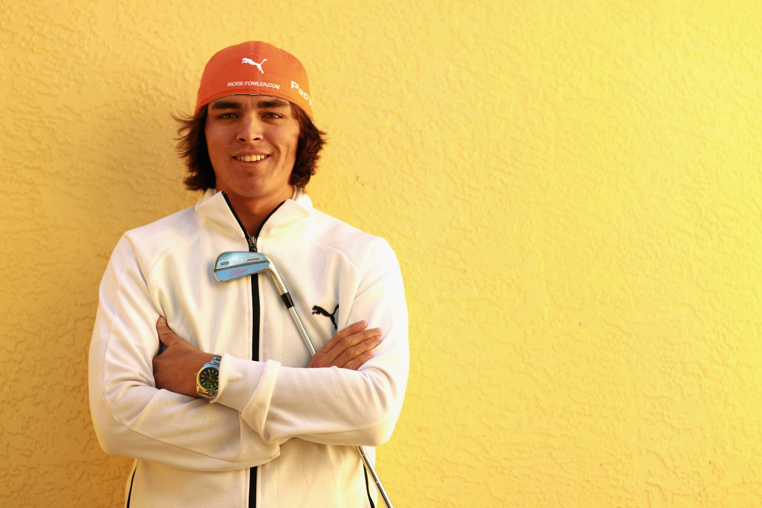 NAPLES, FL - DECEMBER 10: PGA player Rickie Fowler poses for a portrait at the Tiburon Golf Club on December 10, 2010 in Naples, Florida. (Photo by Scott Halleran/Getty Images) NAPLES, FL - DECEMBER 10: PGA player Rickie Fowler poses for a portrait at the Tiburon Golf Club on December 10, 2010 in Naples, Florida. (Photo by Scott Halleran/Getty Images)