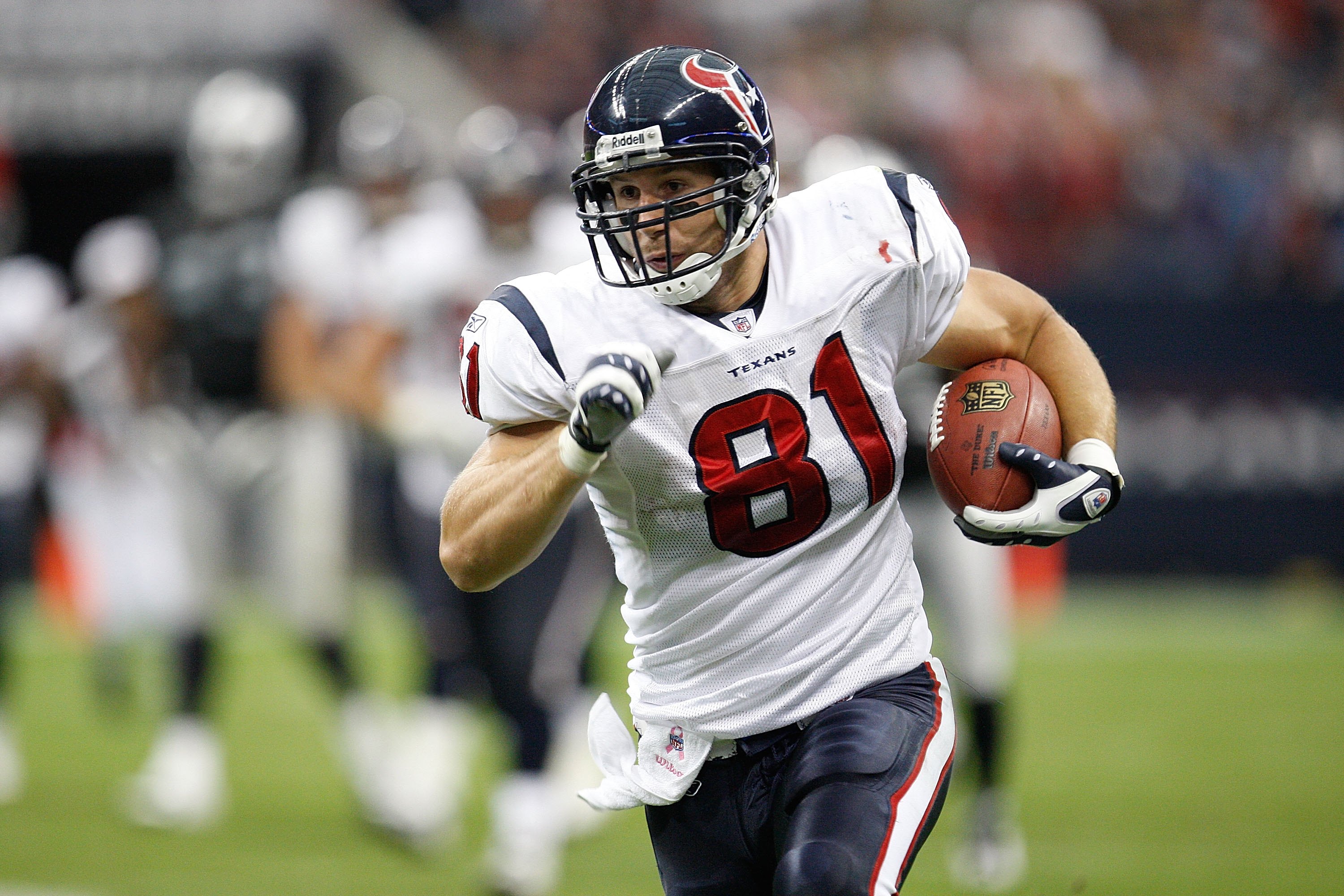 Houston Texans' Owen Daniels during the fourth quarter of a NFL