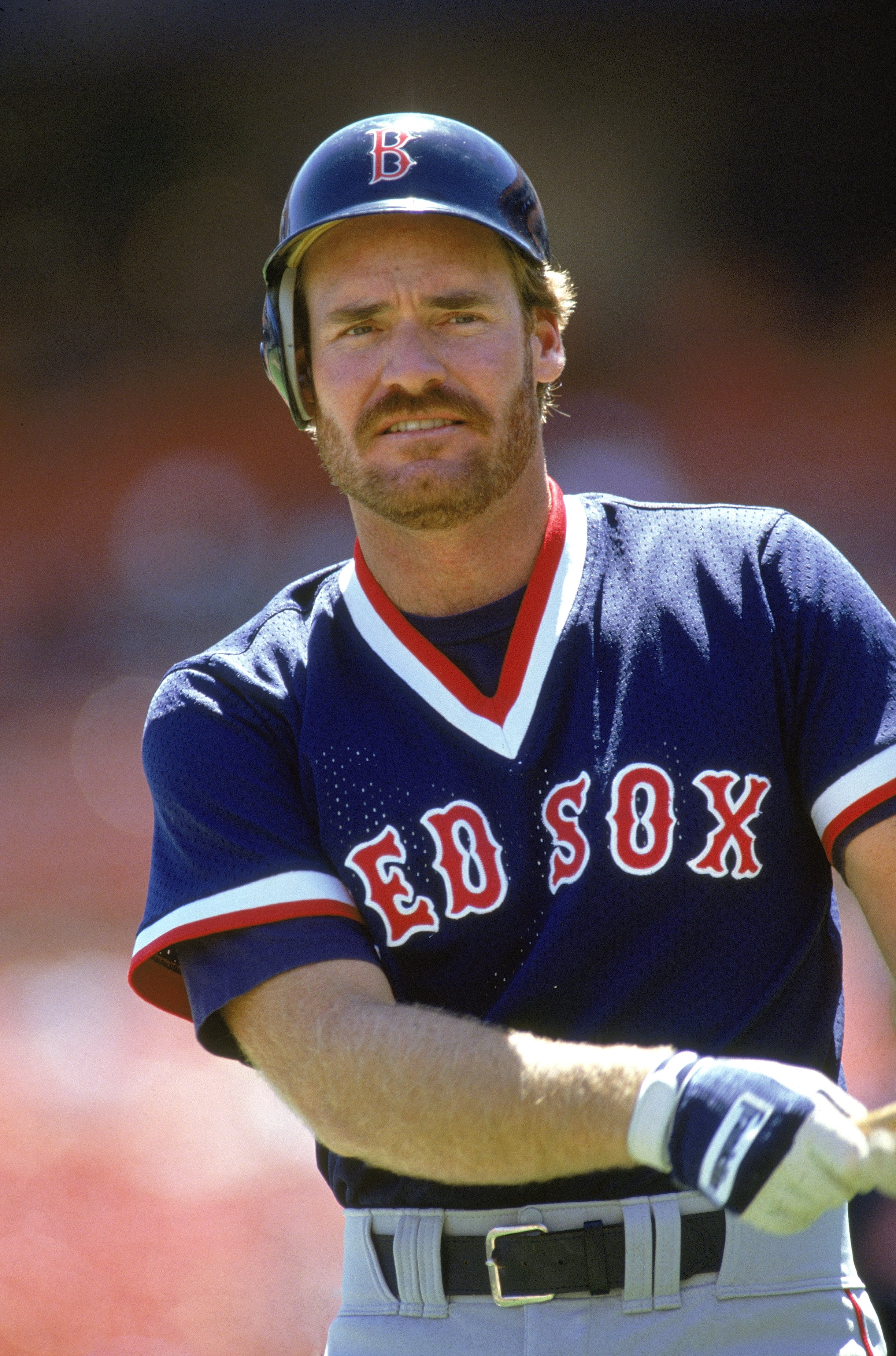 1990:  Wade Boggs #26 of the Boston Red Sox looks on during a game in the 1990 MLB season.  (Photo by Otto Greule Jr/Gettyimages)