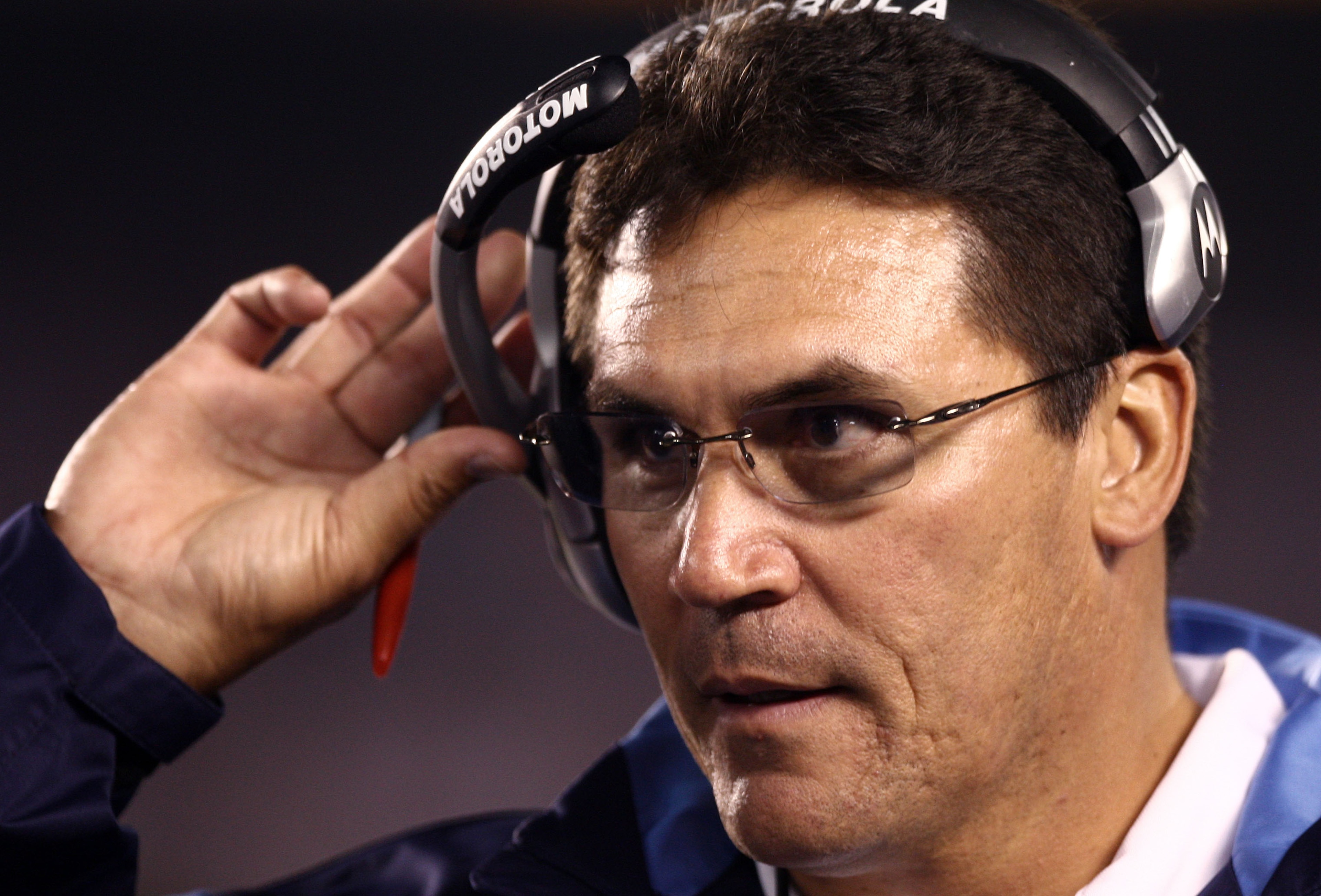 SAN DIEGO, CA - NOVEMBER 23: Defensive Coordinator Ron Rivera of the San Diego Chargers looks on against the Indianapolis Colts during their NFL Game at Qualcomm Stadium on November 23, 2008 in San Diego, California. (Photo by Donald Miralle/Getty Image SAN DIEGO, CA - NOVEMBER 23: Defensive Coordinator Ron Rivera of the San Diego Chargers looks on against the Indianapolis Colts during their NFL Game at Qualcomm Stadium on November 23, 2008 in San Diego, California. (Photo by Donald Miralle/Getty Image