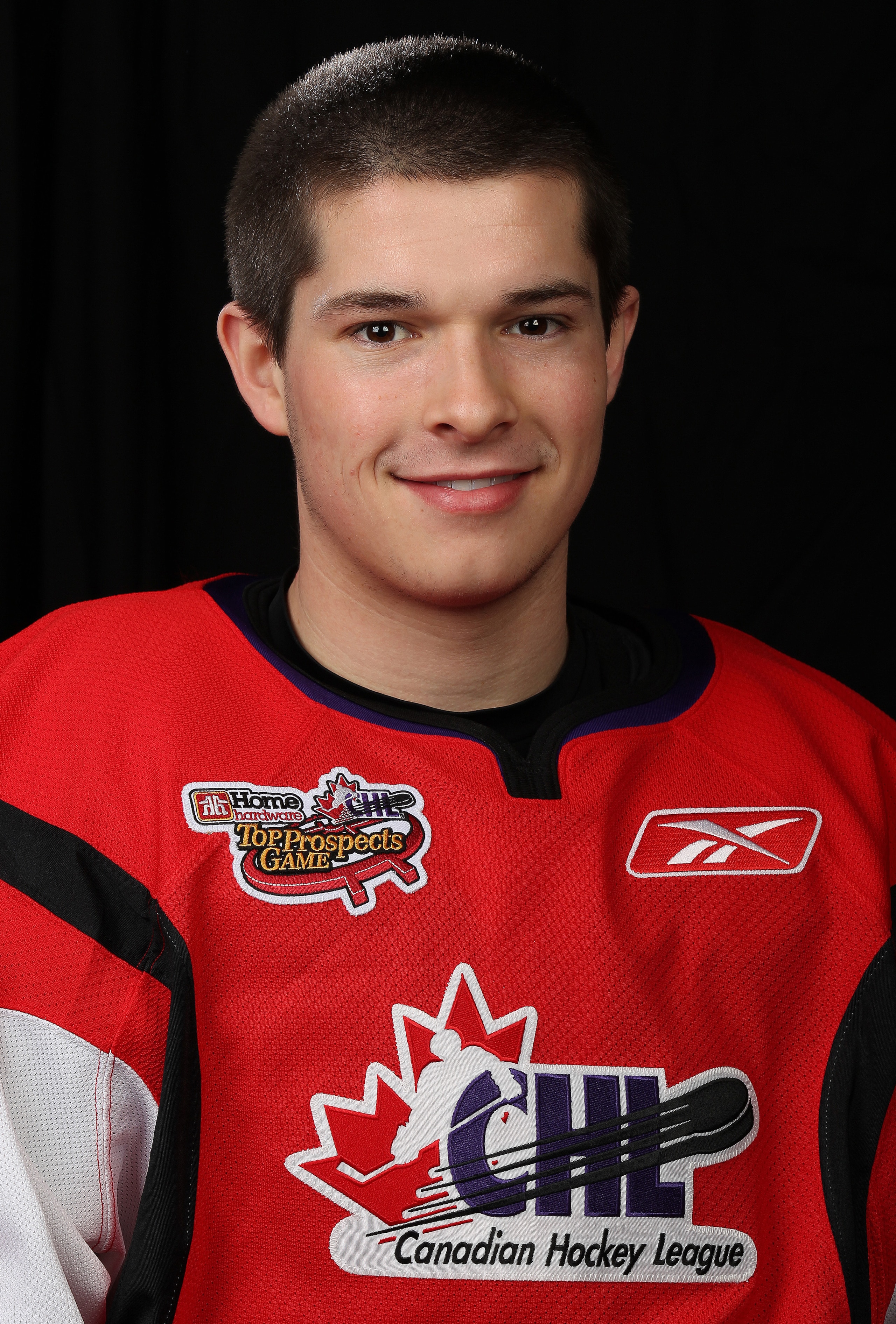 TORONTO, CAN - JANUARY 19:  Matt Puempel #18 of Team Cherry poses for a Head Shot prior to skating in the 2011 Home Hardware Top Prospects game on January 19, 2011 at the Air Canada Centre in Toronto, Canada. (Photo by Claus Andersen/Getty Images)