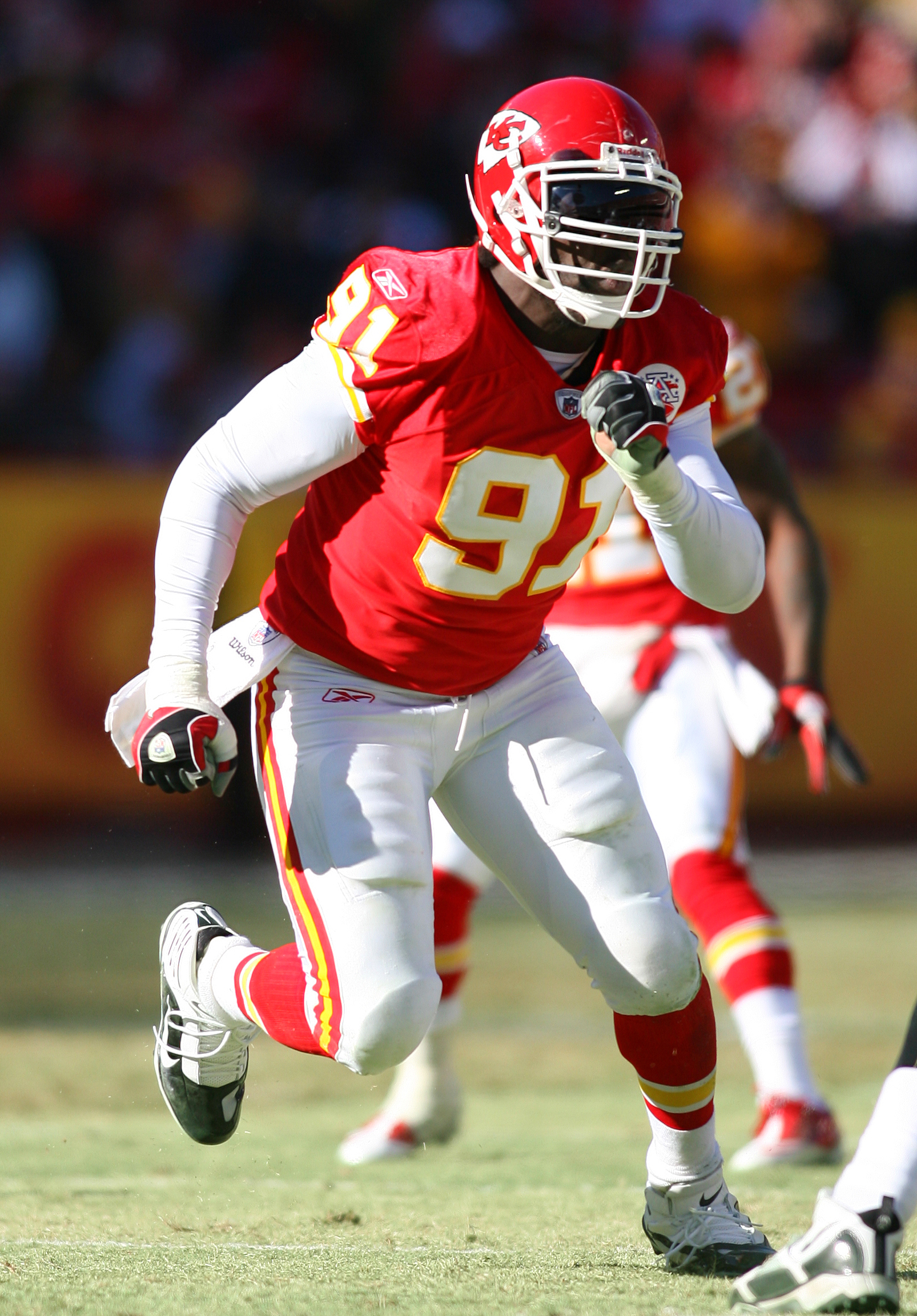 24 October 2010: Kansas City Chiefs linebacker Tamba Hali (91