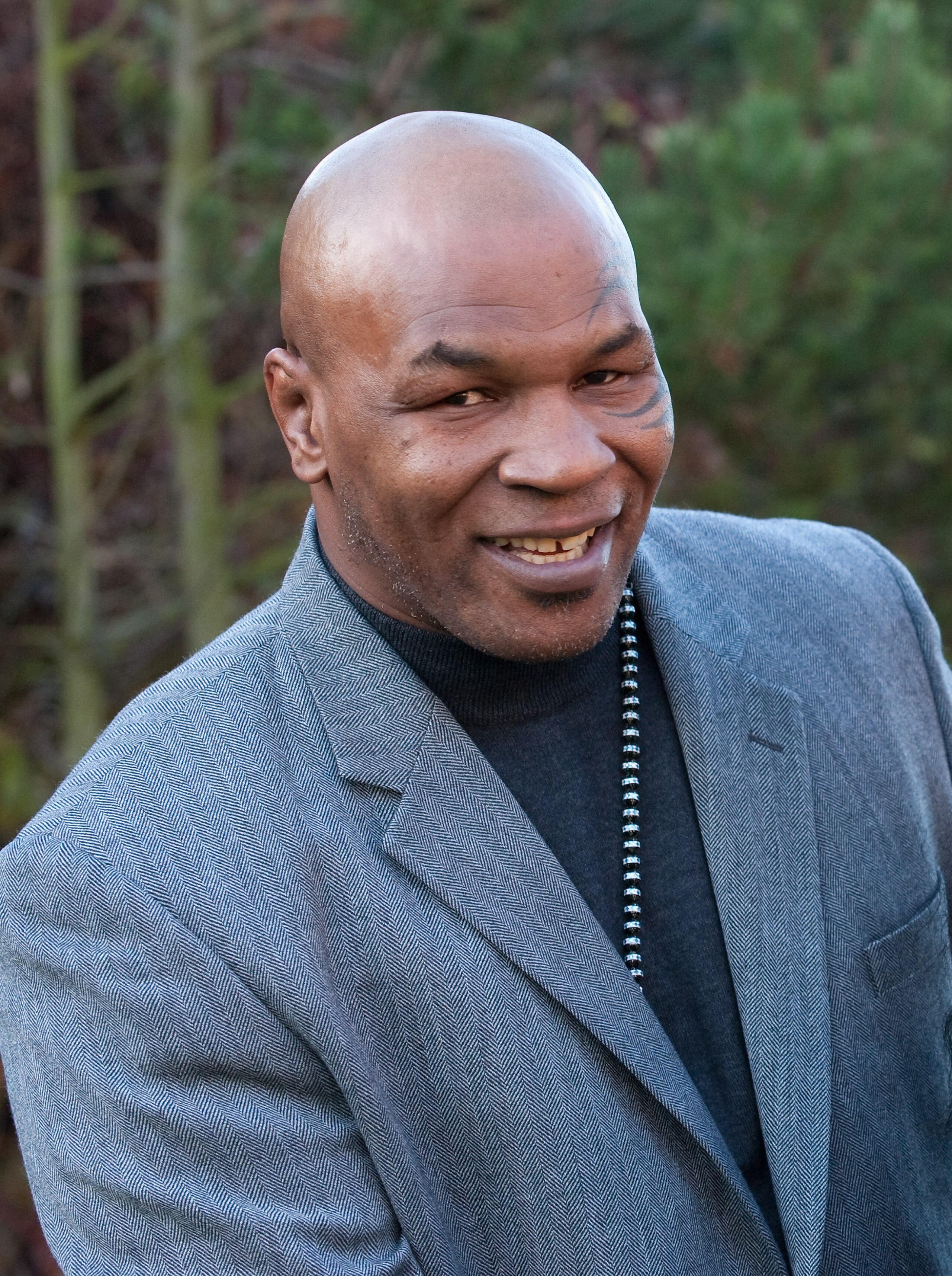 MALDON, ENGLAND - NOVEMBER 07:  Former Heavyweight Champion Mike Tyson poses for a portrait session on November 7, 2009 in Maldon, England.   Mike Tyson is visiting the UK with 'Come Back to the Fans' Tour.  (Photo by Marco Secchi/Getty Images)