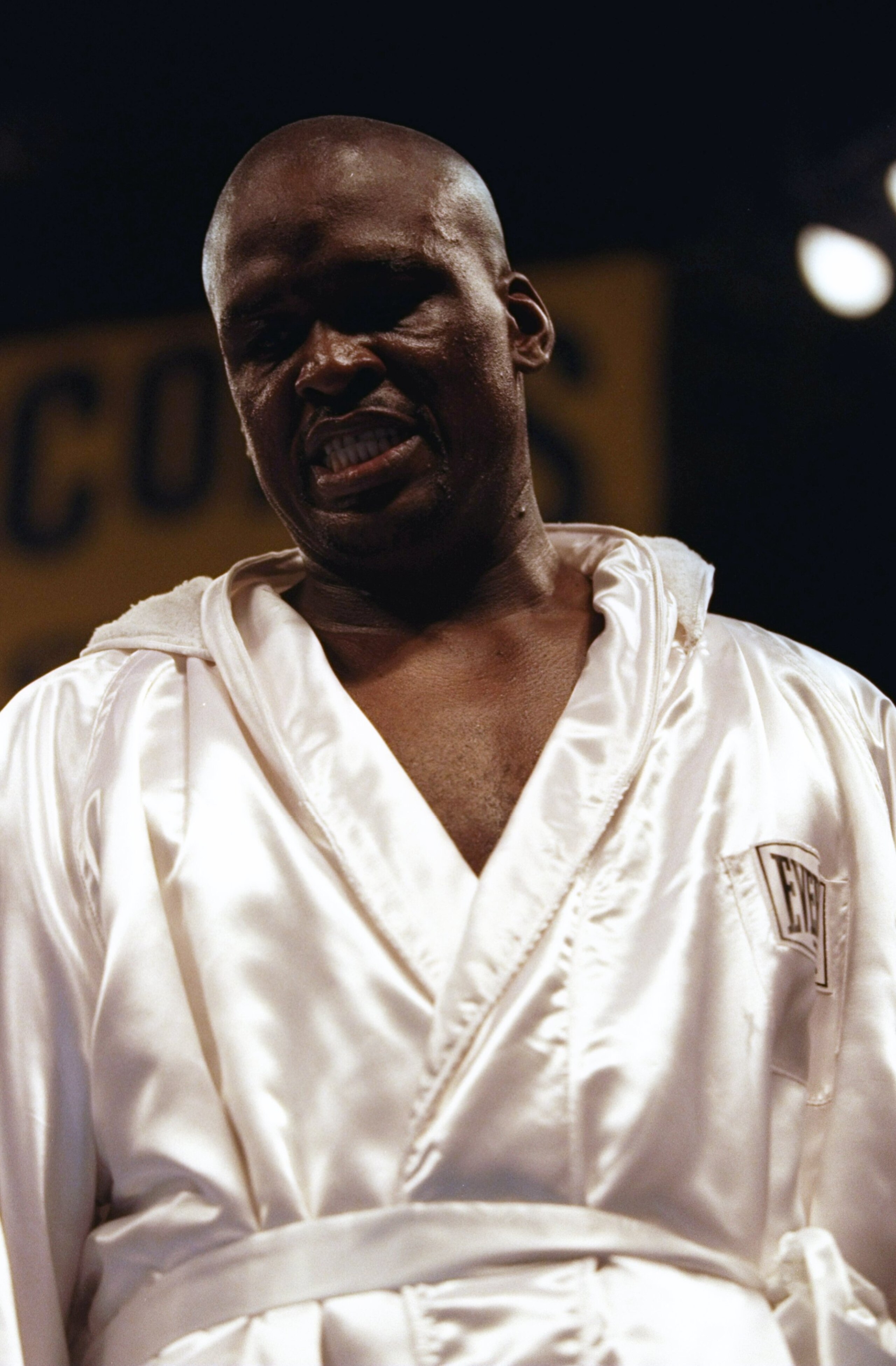 22 Jul 1996: Buster Douglas prior to the Buster Douglas v Tony La Rosa fight at the Trump Taj Mahal in Atlantic City, New Jersey. Douglas won the fight fight in the third round by TKO.