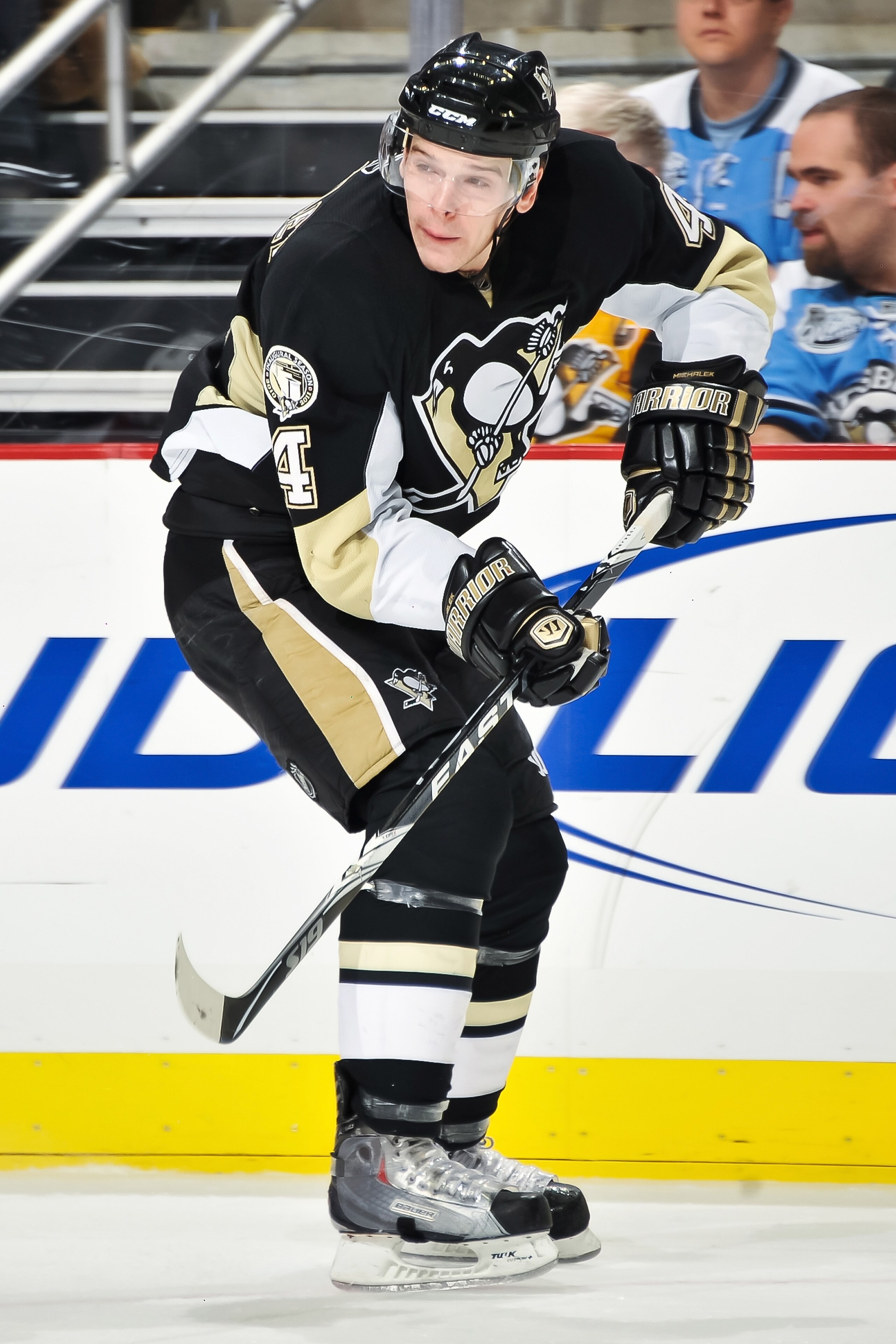 PITTSBURGH, PA - DECEMBER 20:  Zbynek Michalek #4 of the Pittsburgh Penguins skates against the Phoenix Coyotes on December 20, 2010 at CONSOL Energy Center in Pittsburgh, Pennsylvania.  (Photo by Jamie Sabau/Getty Images)