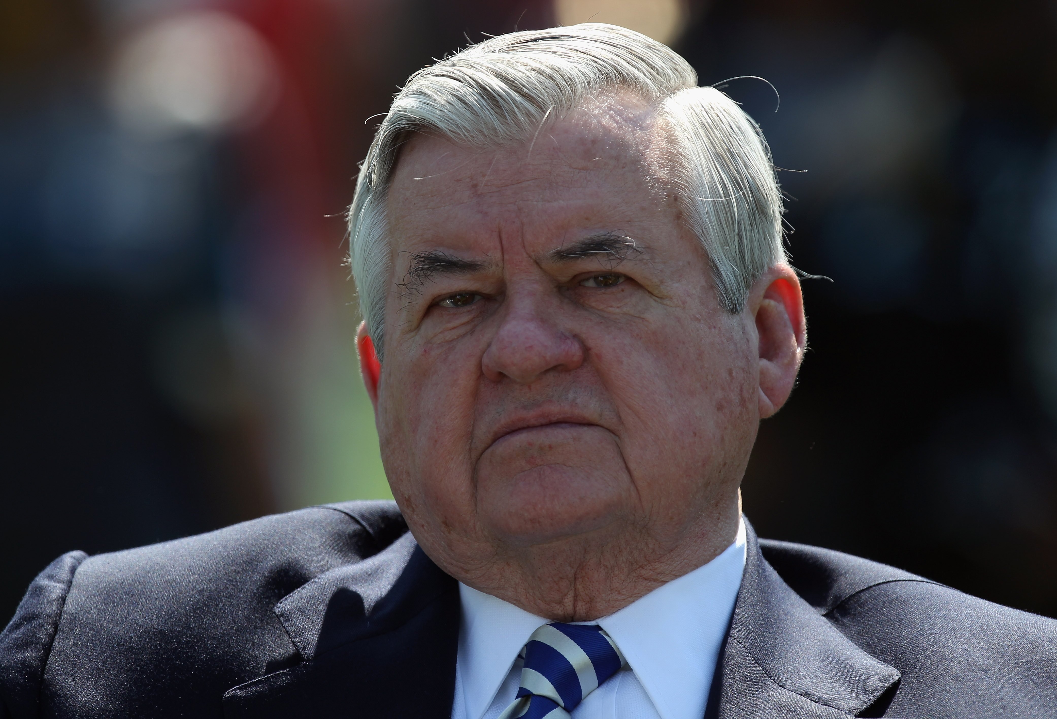 CHARLOTTE, NC - SEPTEMBER 19:  Team owner Jerry Richardson of the Carolina Panthers during their game at Bank of America Stadium on September 19, 2010 in Charlotte, North Carolina.  (Photo by Streeter Lecka/Getty Images)