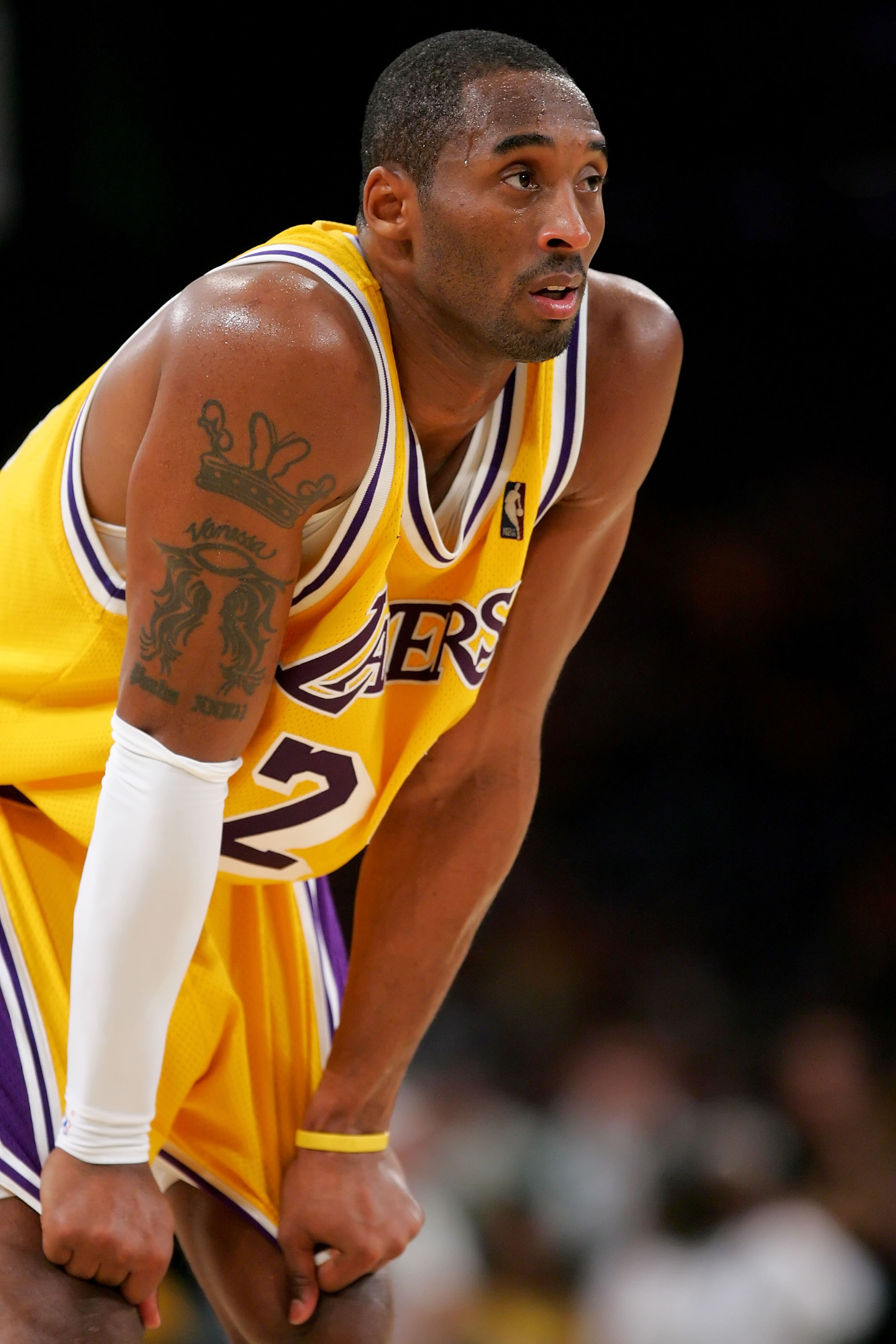LOS ANGELES, CA - DECEMBER 30: Kobe Bryant #24 of the Los Angeles Lakers looks on during the game against the Boston Celtics at Staples Center December 30, 2007 in Los Angeles, California. NOTE TO USER: User expressly acknowledges and agrees that, by do LOS ANGELES, CA - DECEMBER 30: Kobe Bryant #24 of the Los Angeles Lakers looks on during the game against the Boston Celtics at Staples Center December 30, 2007 in Los Angeles, California. NOTE TO USER: User expressly acknowledges and agrees that, by do