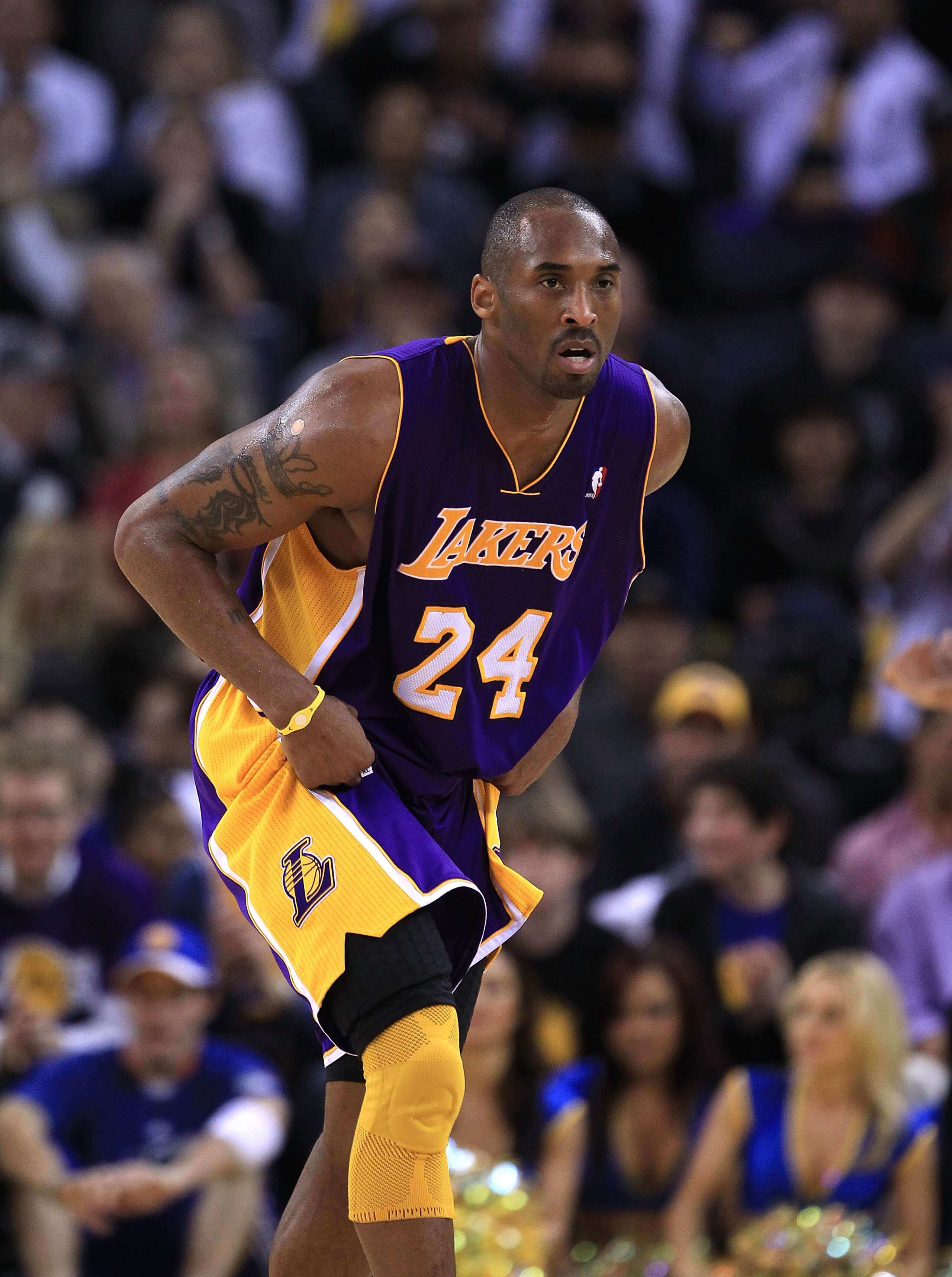 OAKLAND, CA - JANUARY 12: Kobe Bryant #24 of the Los Angeles Lakers in action during their game against the Golden State Warriors at Oracle Arena on January 12, 2011 in Oakland, California. NOTE TO USER: User expressly acknowledges and agrees that, by dow