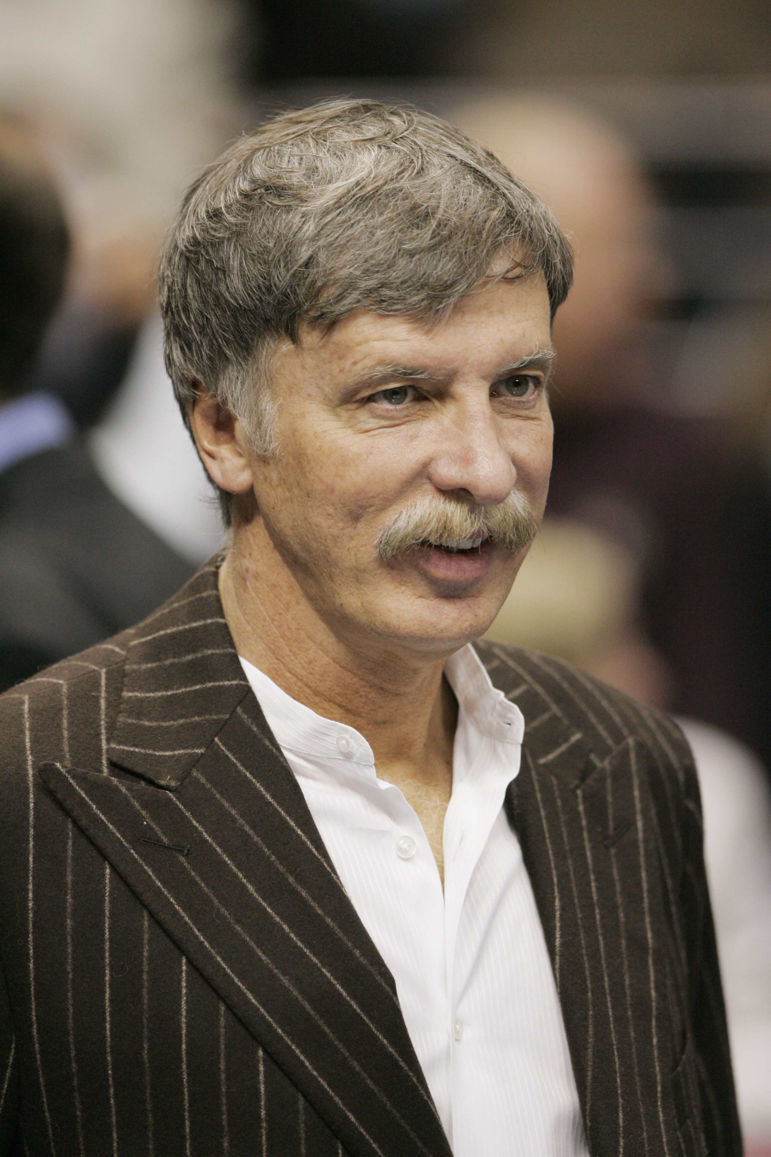 DENVER - NOVEMBER 4:  Denver Nuggets owner Stanley Kroenke is seen at the game against the Minnesota Timberwolves at the Pepsi Center on November 4, 2004 in Denver, Colorado.  The Nuggets won 94-92 in overtime.  NOTE TO USER: User expressly acknowledges a