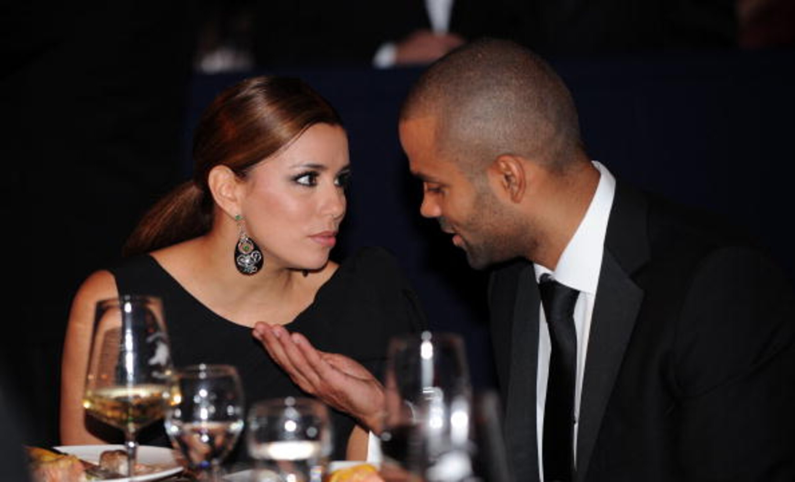 WASHINGTON - SEPTEMBER 15:  (AFP OUT) Actress Eva Longoria (L) and NBA player Tony Parker attend the Congressional Hispanic Caucus Institute's 33rd Annual Awards Gala at the Washington Convention Center September 15, 2010 in Washington, DC. President Bara