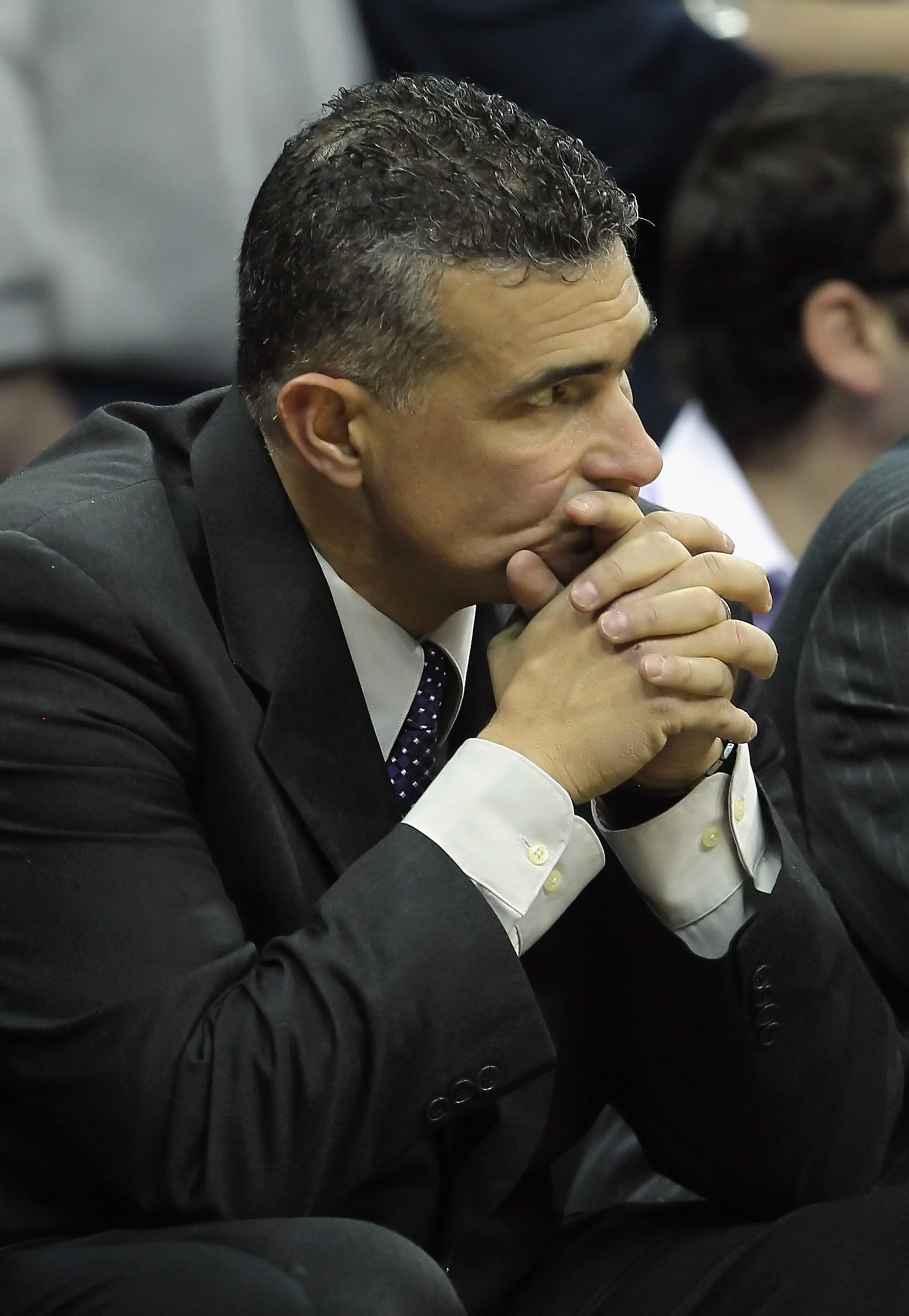 KANSAS CITY, MO - DECEMBER 21:  Head coach Frank Martin of the Kansas State Wildcats watches from the bench during the game against the UNLV Rebels on December 21, 2010 at the Sprint Center in Kansas City, Missouri.  (Photo by Jamie Squire/Getty Images)
