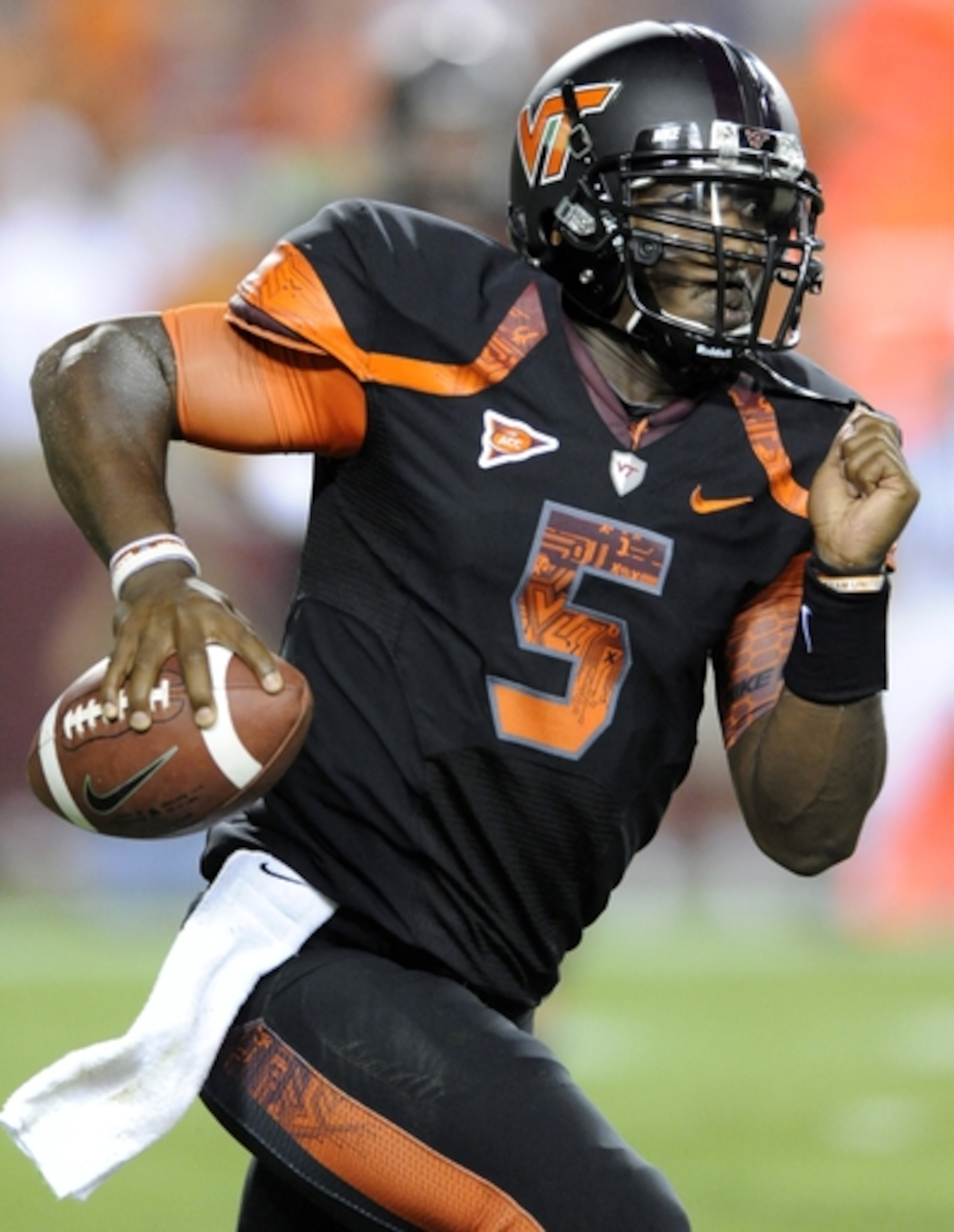 Although Taylor has great athleticism, he has a shot to make it as a QB at the next level