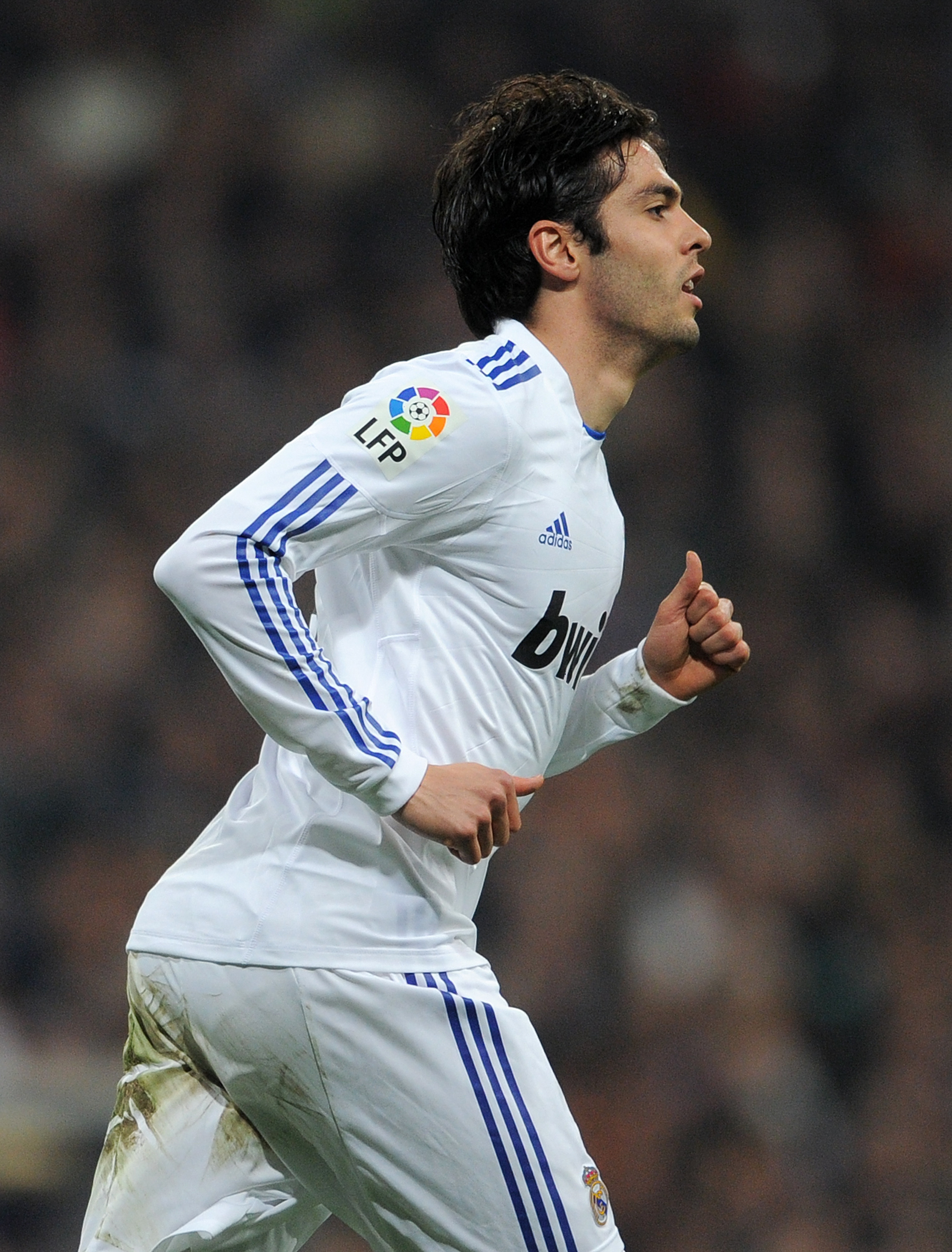 MADRID, SPAIN - JANUARY 13:  Kaka of Real Madrid looks on during the quarter-final Copa del Rey first leg match between Real Madrid and Atletico Madrid at Estadio Santiago Bernabeu on January 13, 2011 in Madrid, Spain.  (Photo by Jasper Juinen/Getty Image