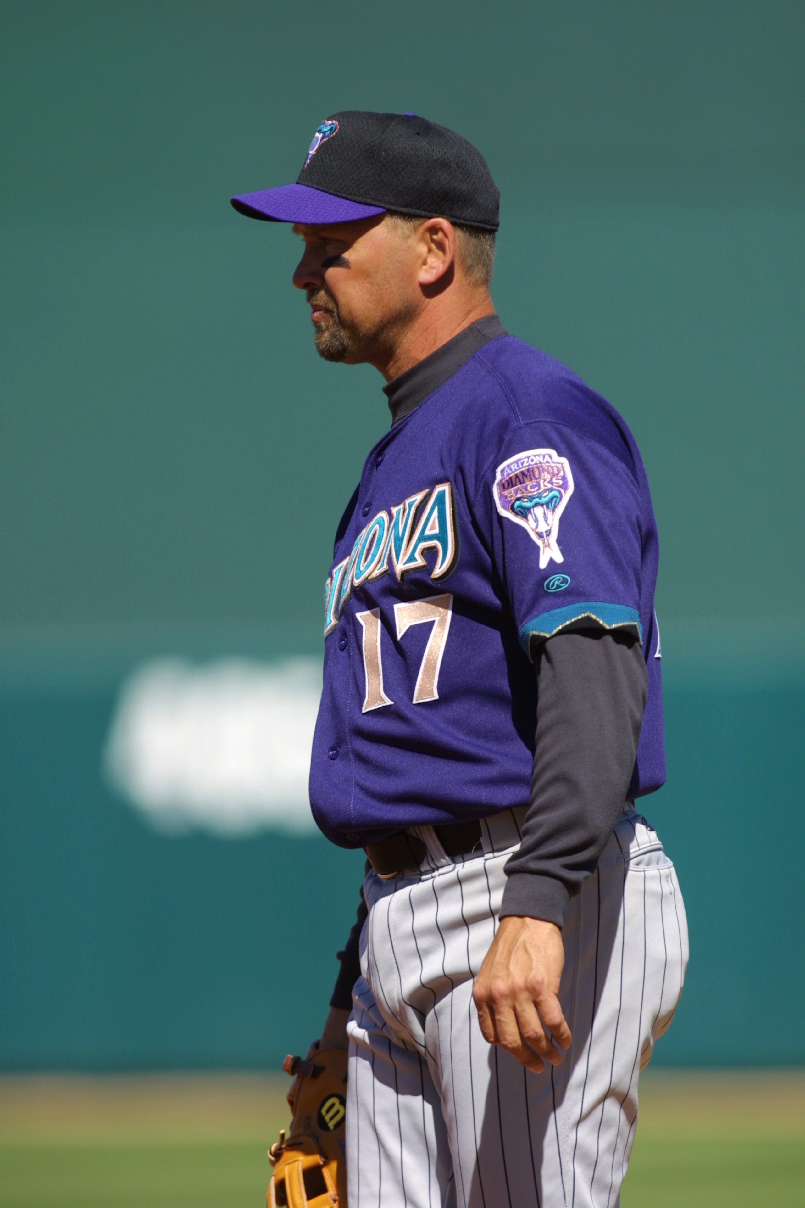 03 Mar 2002 : Mark Grace of the Arizona Diamondbacks during the Spring Training Game against the Chicago White Sox at Tucson Electric Field in Tucson, Arizona. The White Sox won 7-5. DIGITAL IMAGE. Mandatory Credit: Todd Warshaw/Getty Images