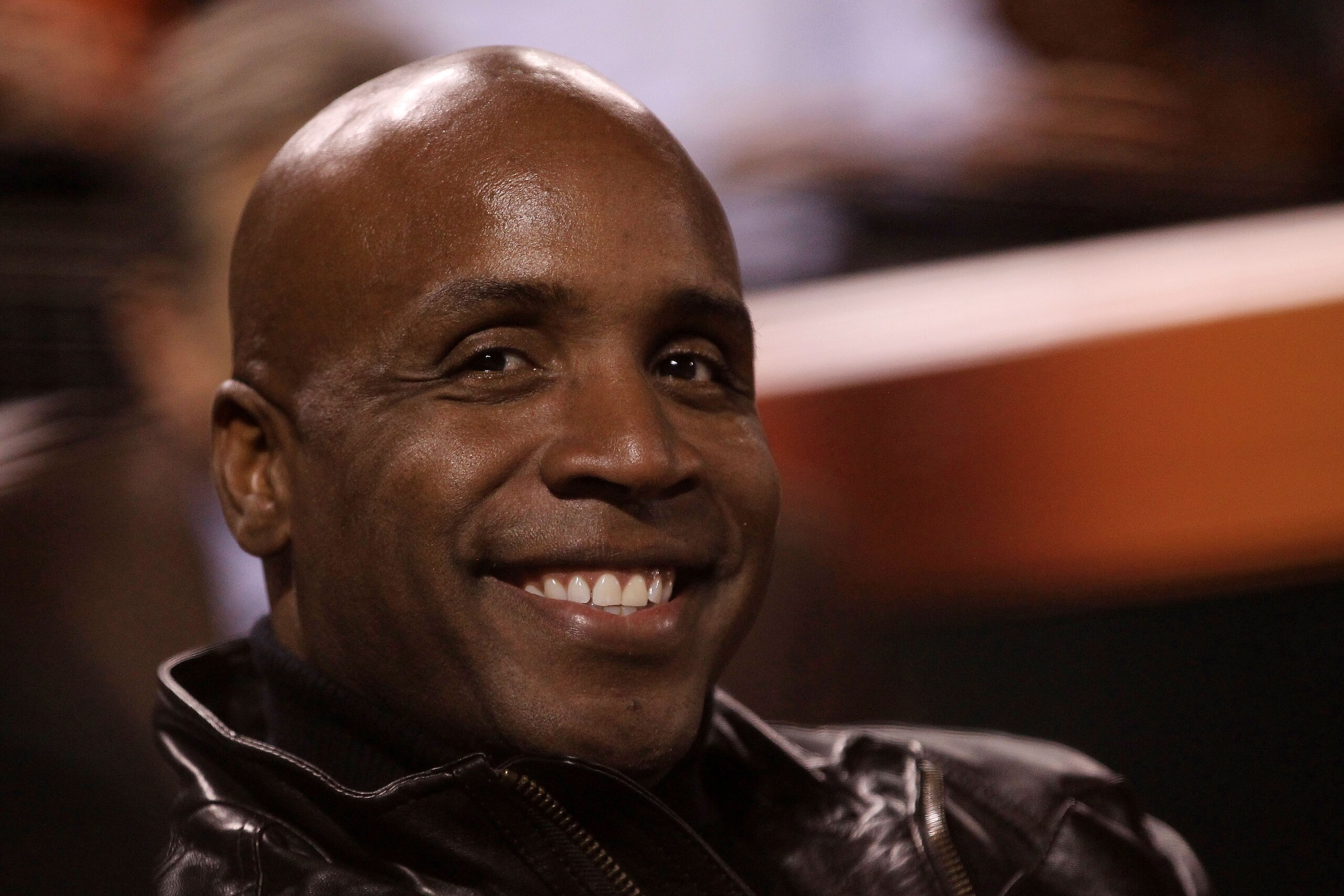 SAN FRANCISCO - OCTOBER 27:  Barry Bonds gestures attends Game One of the 2010 MLB World Series at AT&T Park on October 27, 2010 in San Francisco, California.  (Photo by Ezra Shaw/Getty Images)