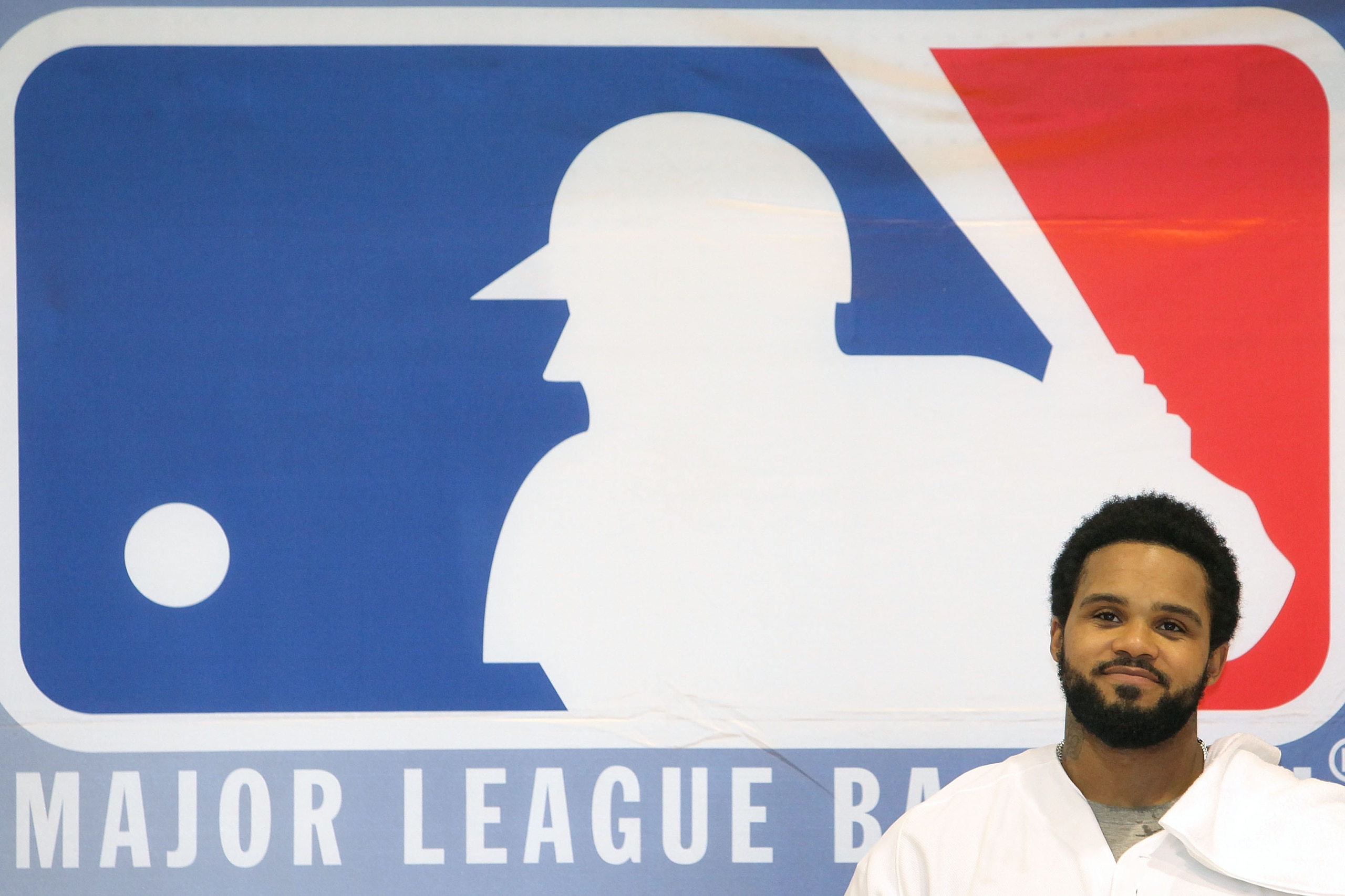 TOKYO - DECEMBER 15:  Prince Fielder of the Milwaukee Brewers visits Minamisuna Junior High School as part of the Major League Baseball (MLB) International Ambassador program to promote the game of baseball on December 15, 2010 in Tokyo, Japan.  (Photo by